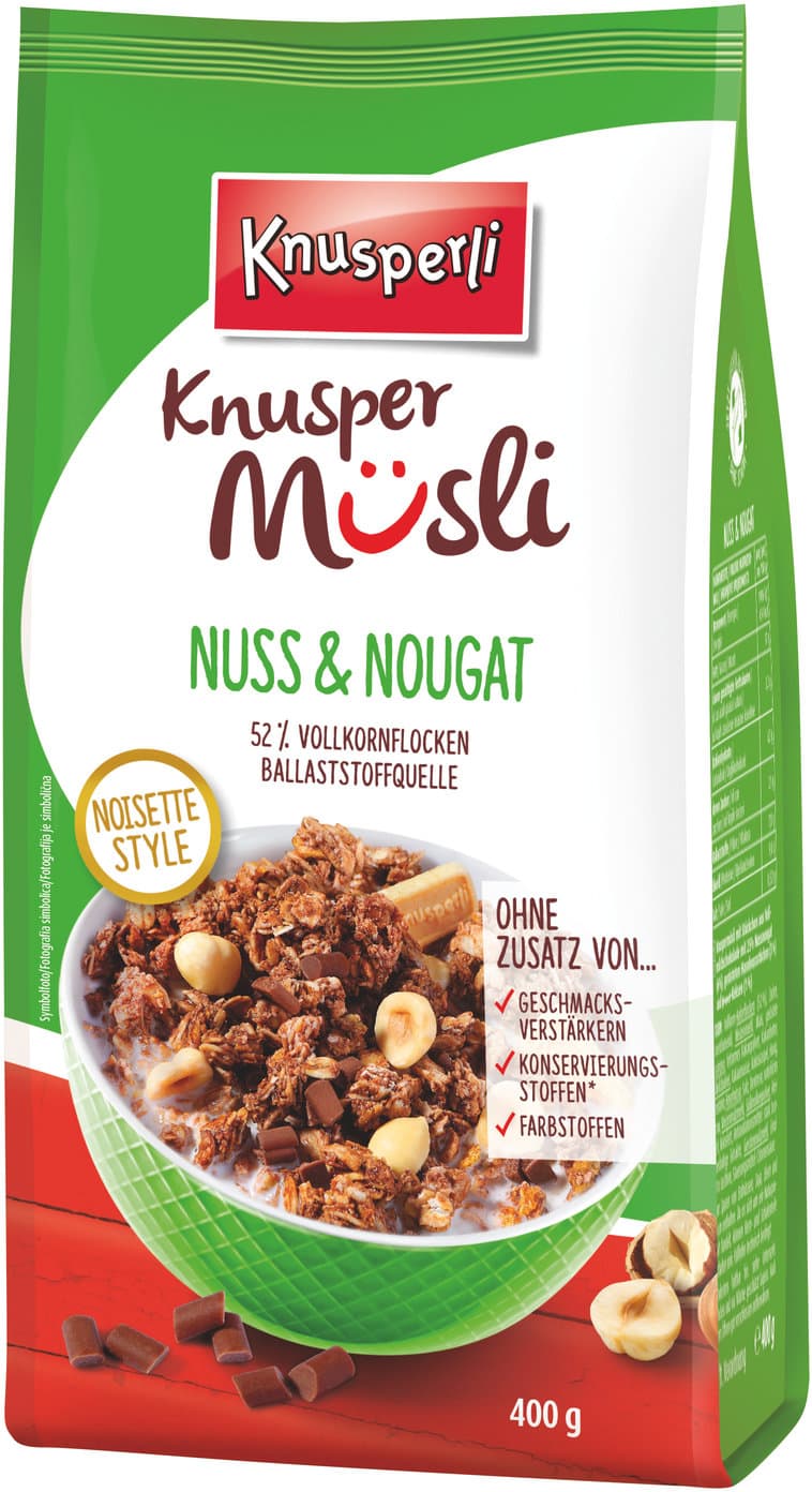 Knusperli Knuspermüsli Nuss & Nougat
