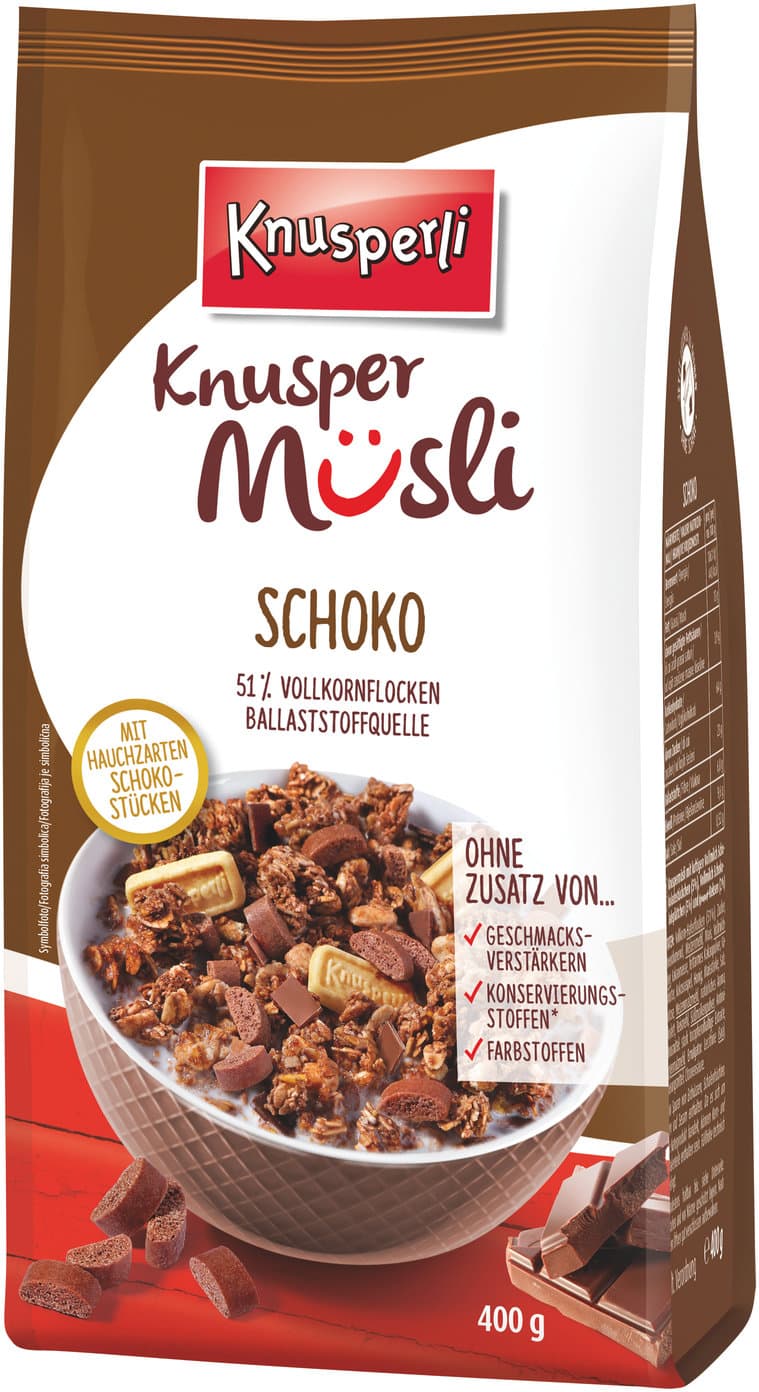 Knusperli Knuspermüsli Schoko