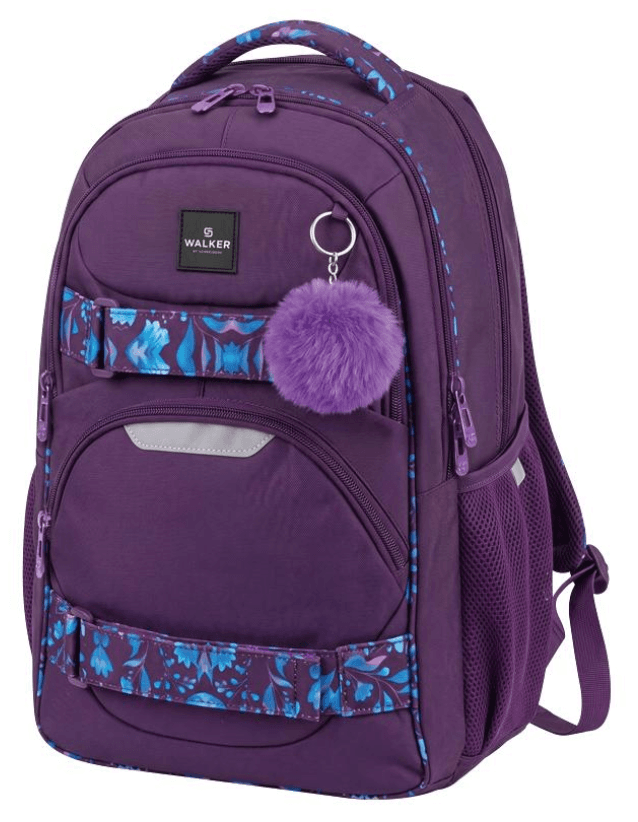 WALKER Rucksack Freedom violet mit Bommel