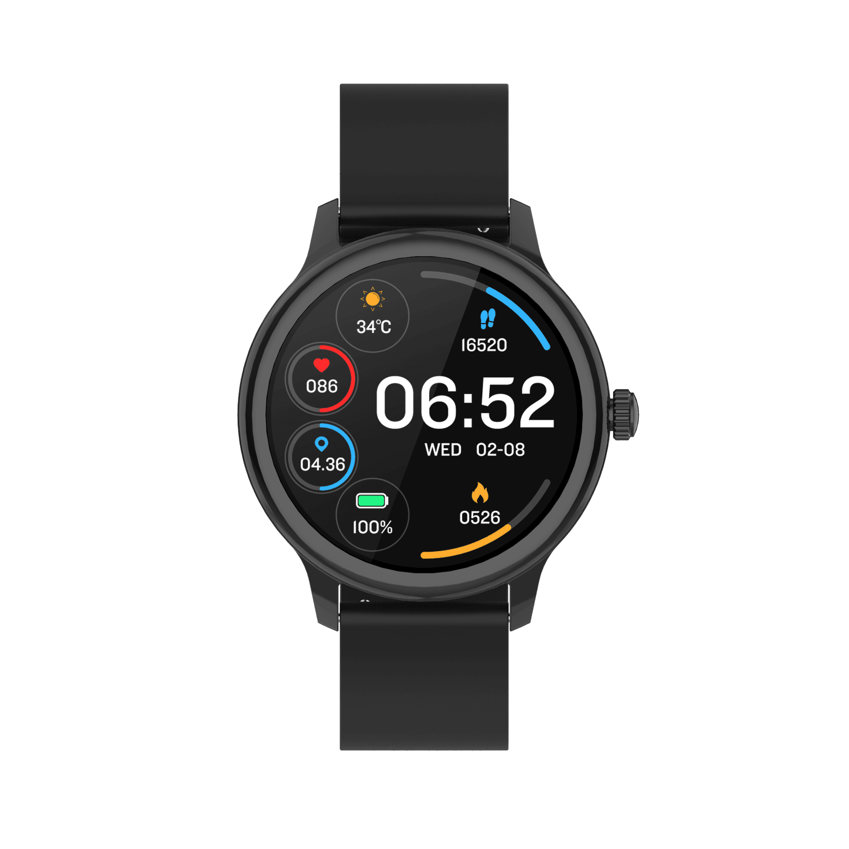 Produktbild Müller Smartwatch mit Telefonfunktion MU-SWC-17A 2 von 7
