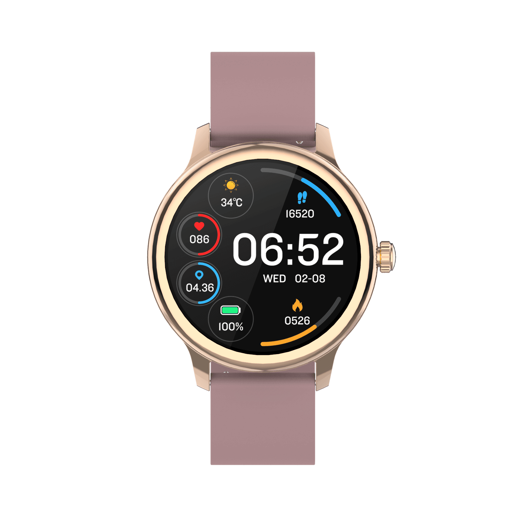 Produktbild Müller Smartwatch mit Telefonfunktion MU-SWC-17C 2 von 7