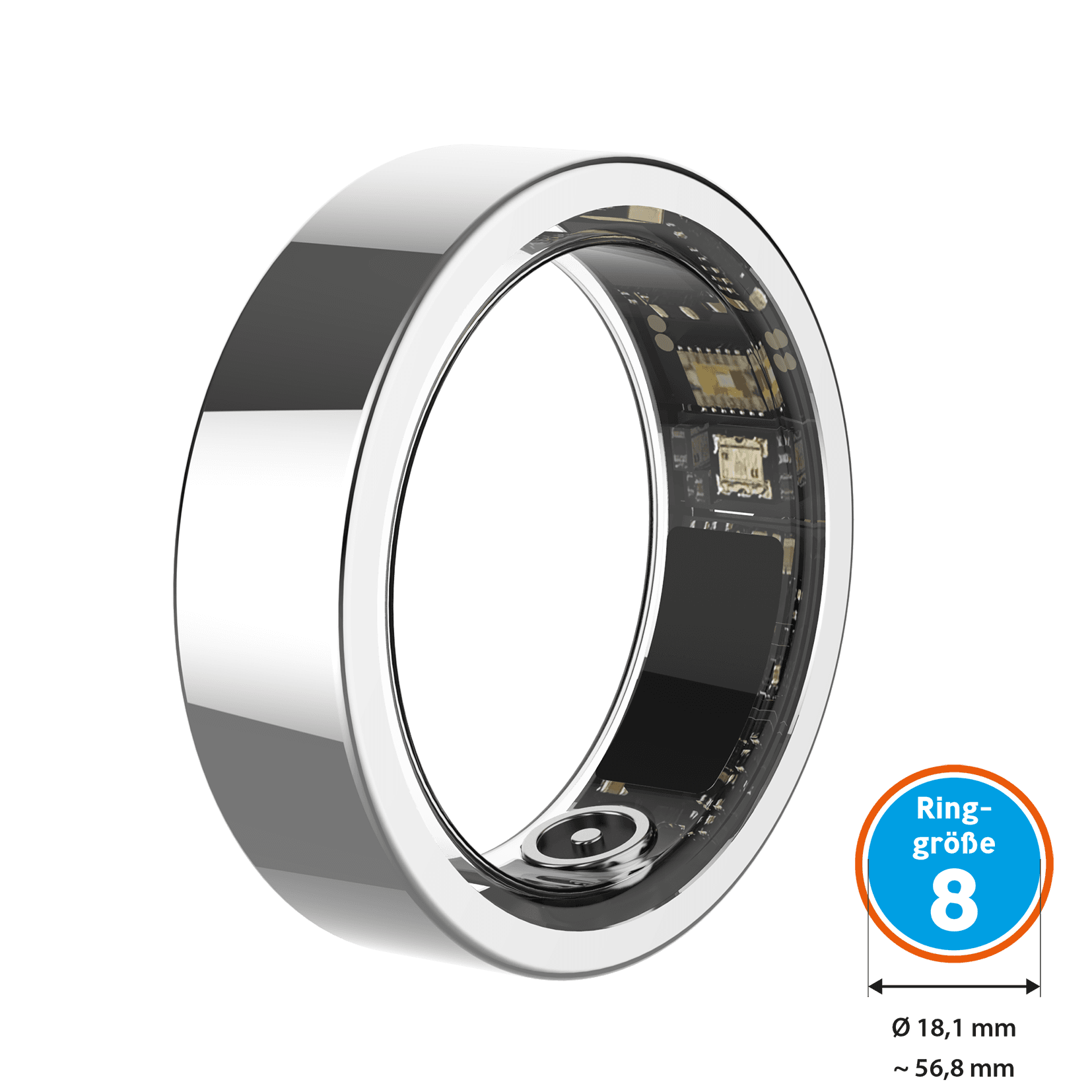 Müller Smartring MU-SR-S8 - Größe 8 - Durchmesser 18,2 mm