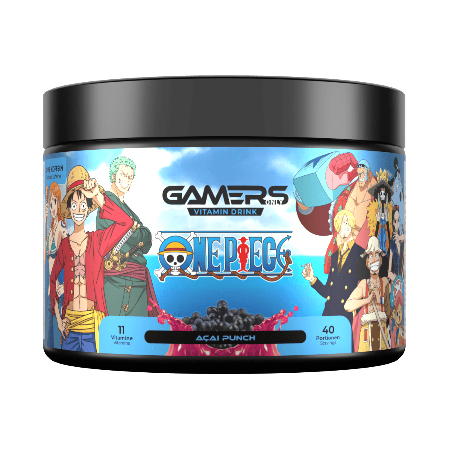 GAMERS ONLY - ONE PIECE ACAI Vitamin Drink
