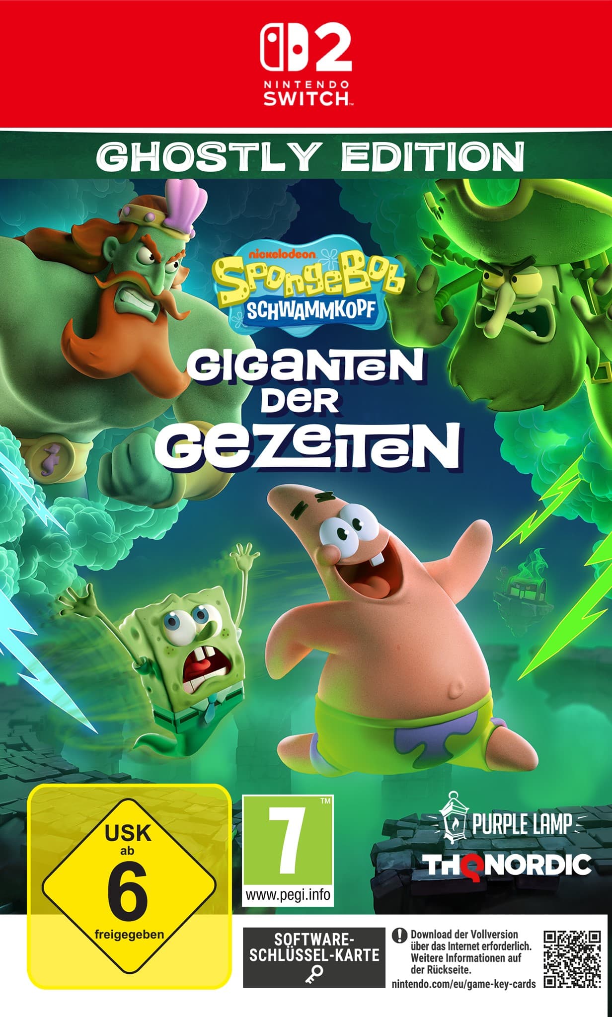 SpongeBob Schwammkopf: Giganten der Gezeiten – Ghostly Edition - Nintendo Switch 2