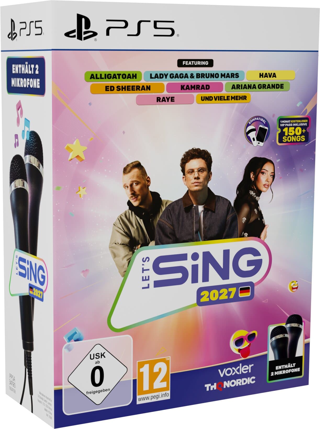 Let's Sing 2027 - Mit deutschen Hits + 2 Microfone - Playstation 5