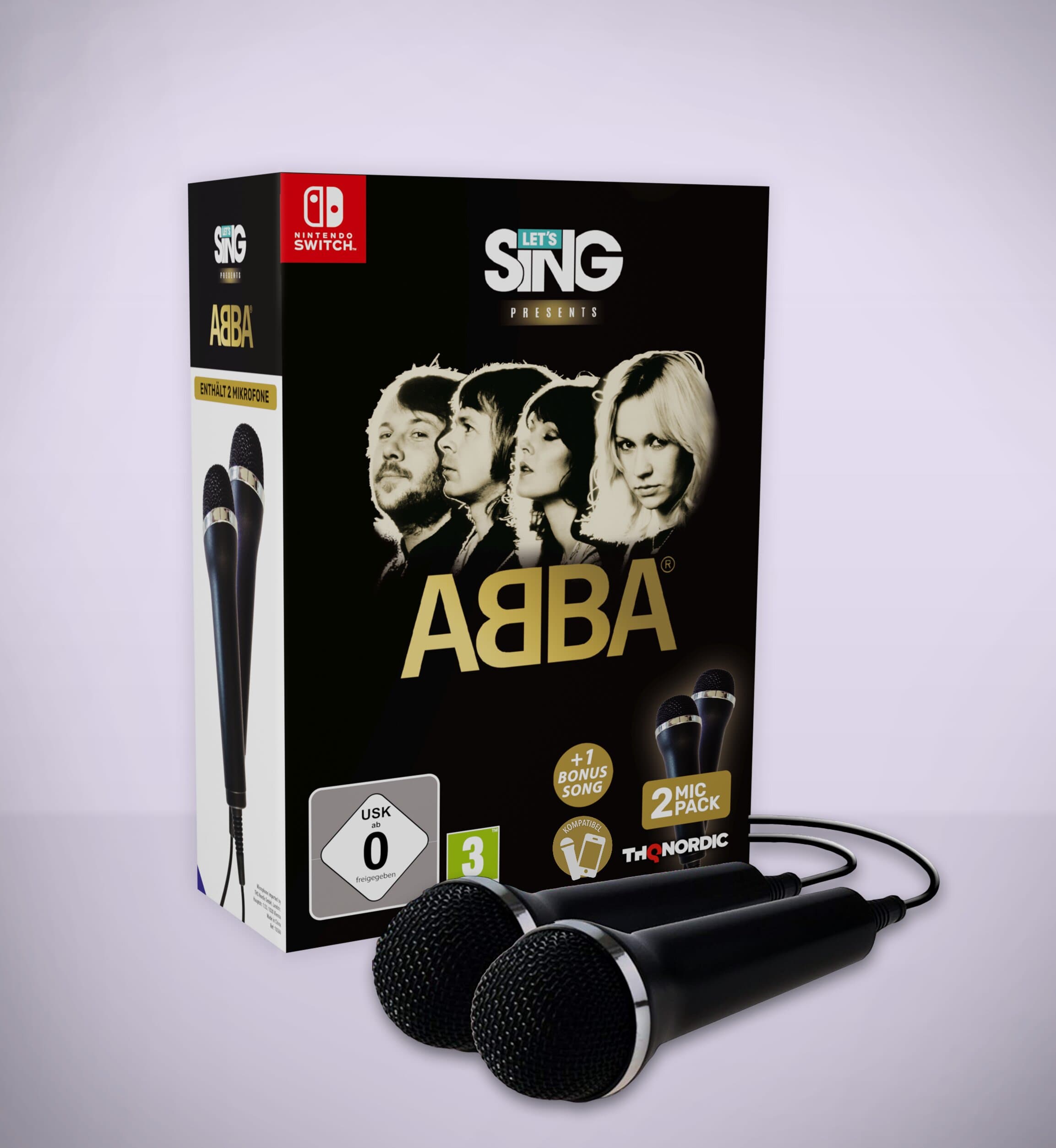 Let's Sing ABBA 2027 + 2 Mikrofone - Nintendo Switch