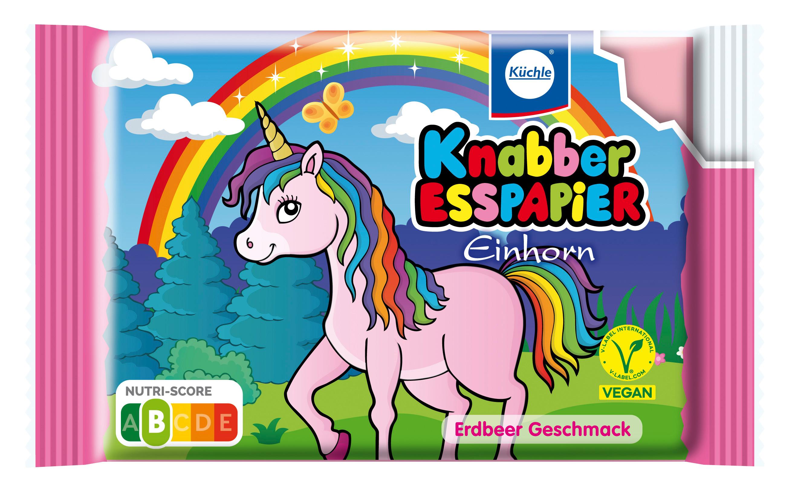Produktbild Küchle Knabber-Esspapier Einhorn 4 von 4