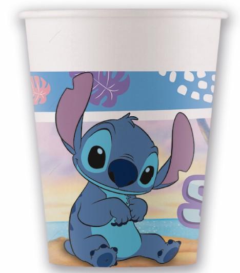 Procos - Disney Stitch - Pappbecher 200 ml (8 Stück)