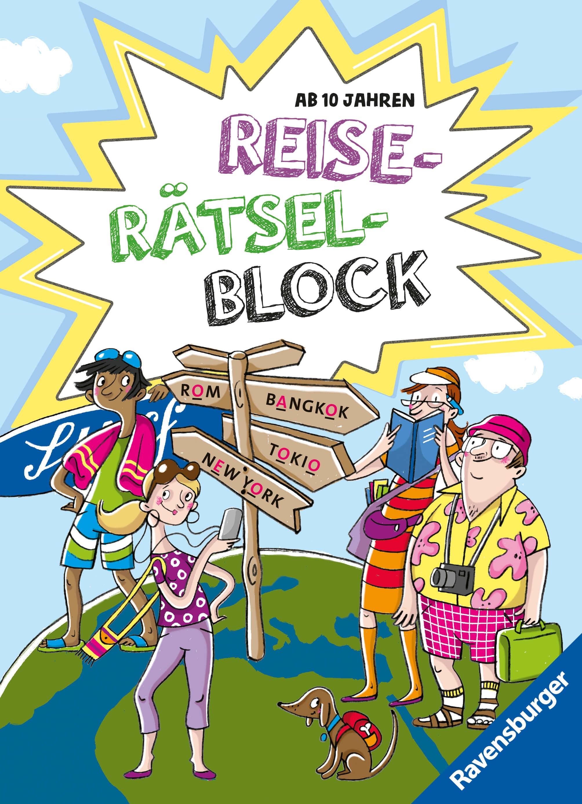 Reise-Rätselblock ab 10 Jahren