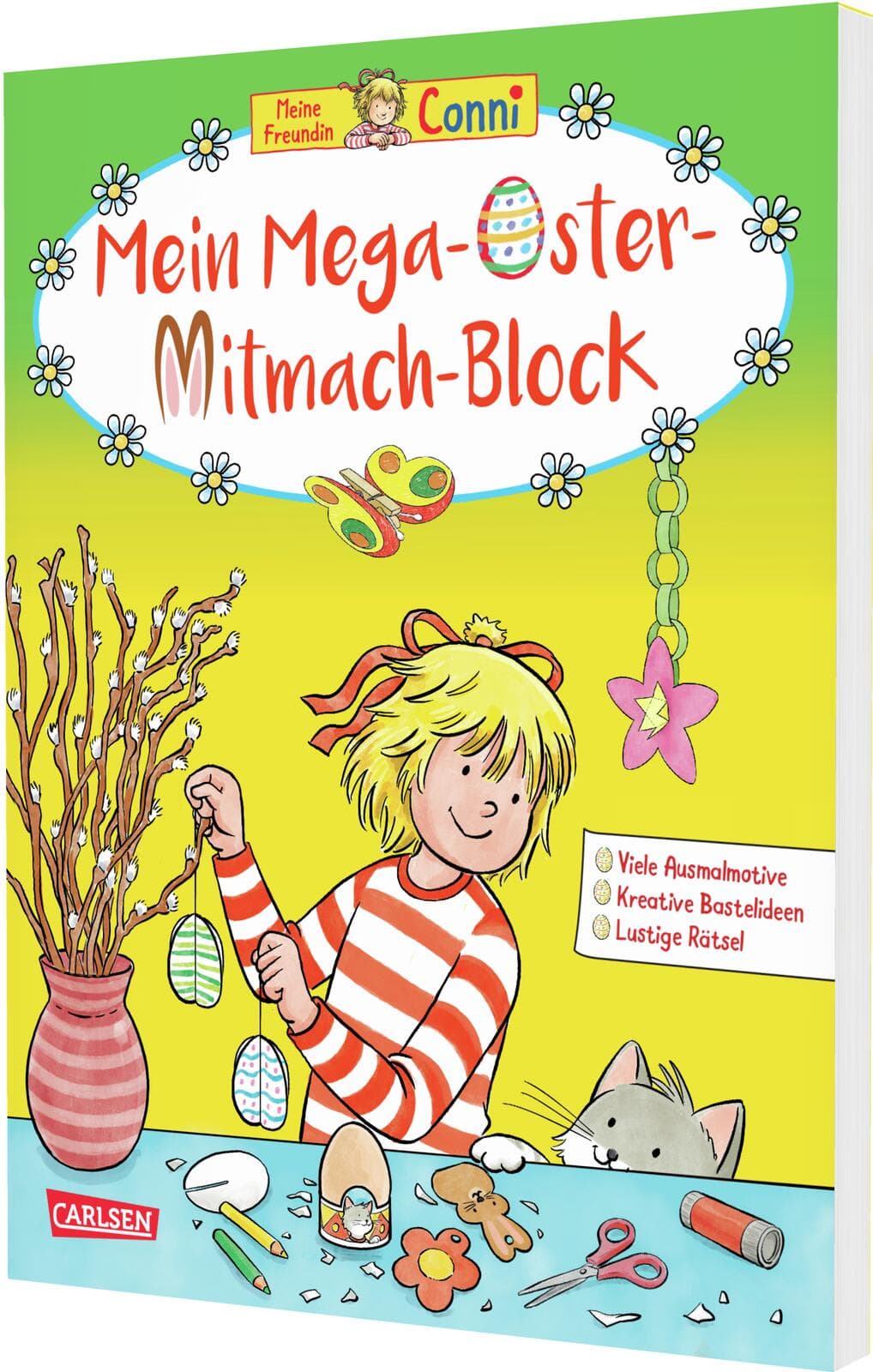Conni Gelbe Reihe (Beschäftigungsbuch): Mein Mega-Oster-Mitmach-Block