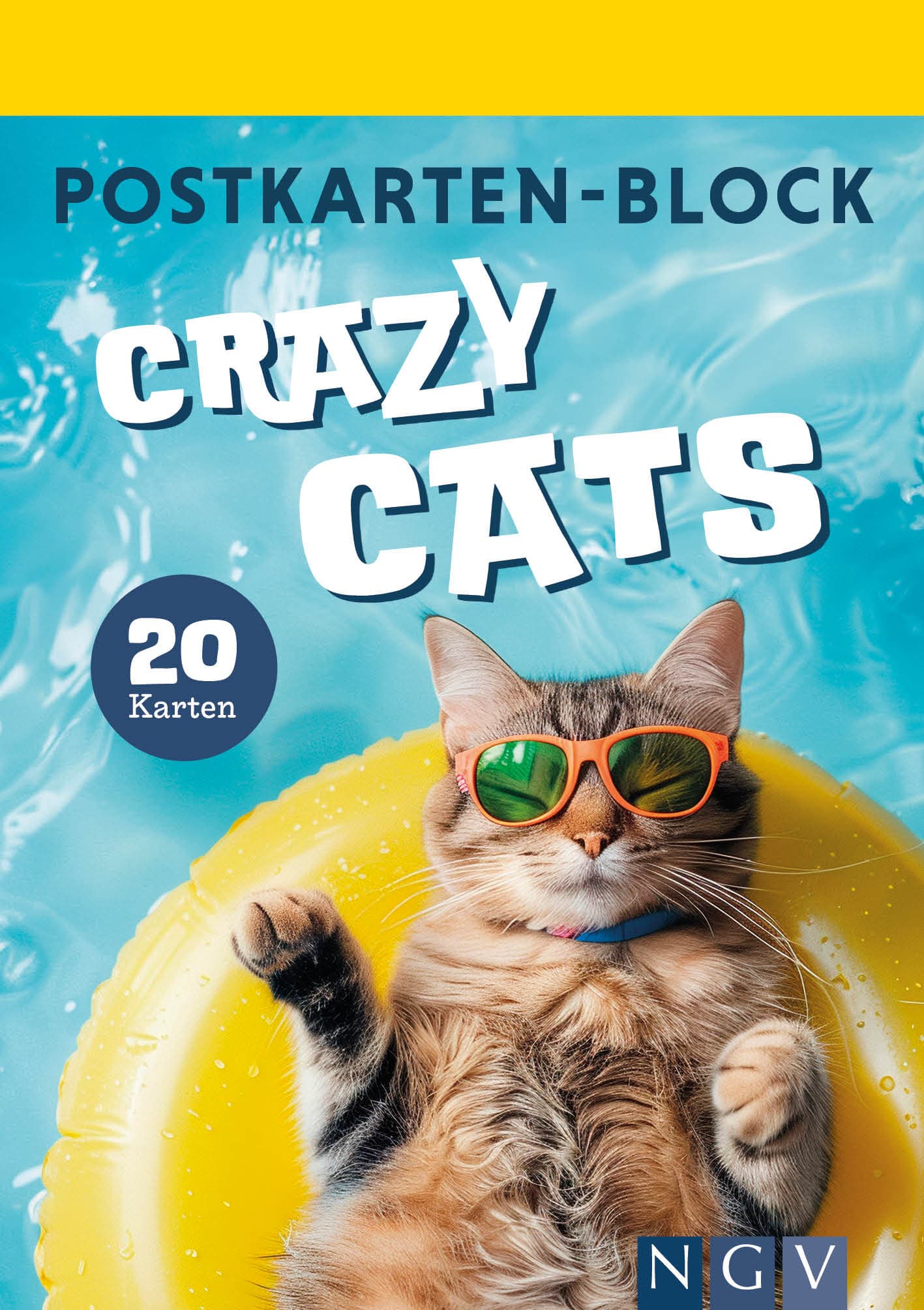 Postkartenblock Crazy Cats
