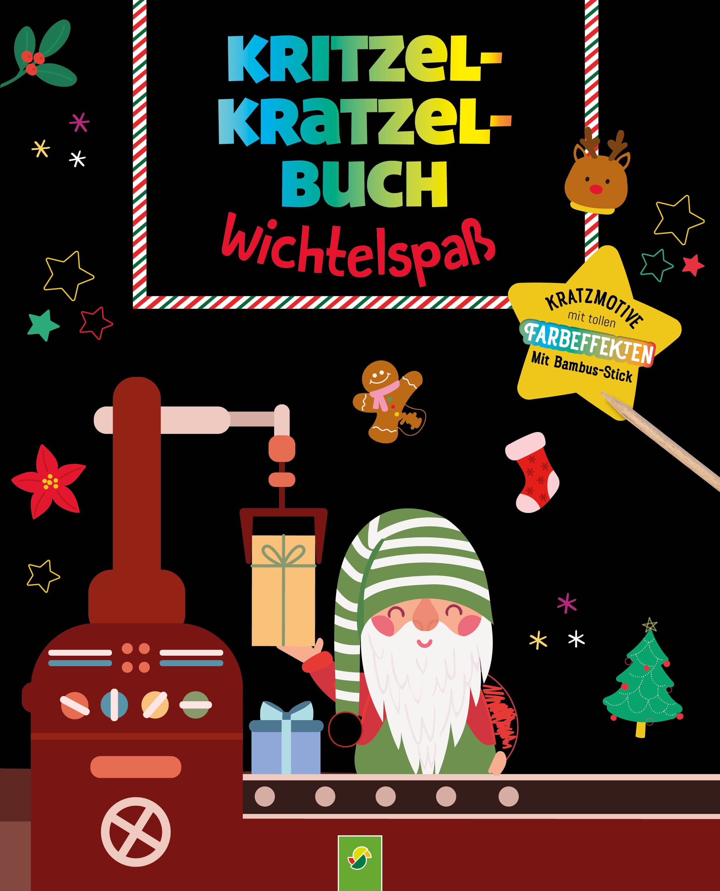 Kritzel-Kratzel-Buch Wichtelspaß