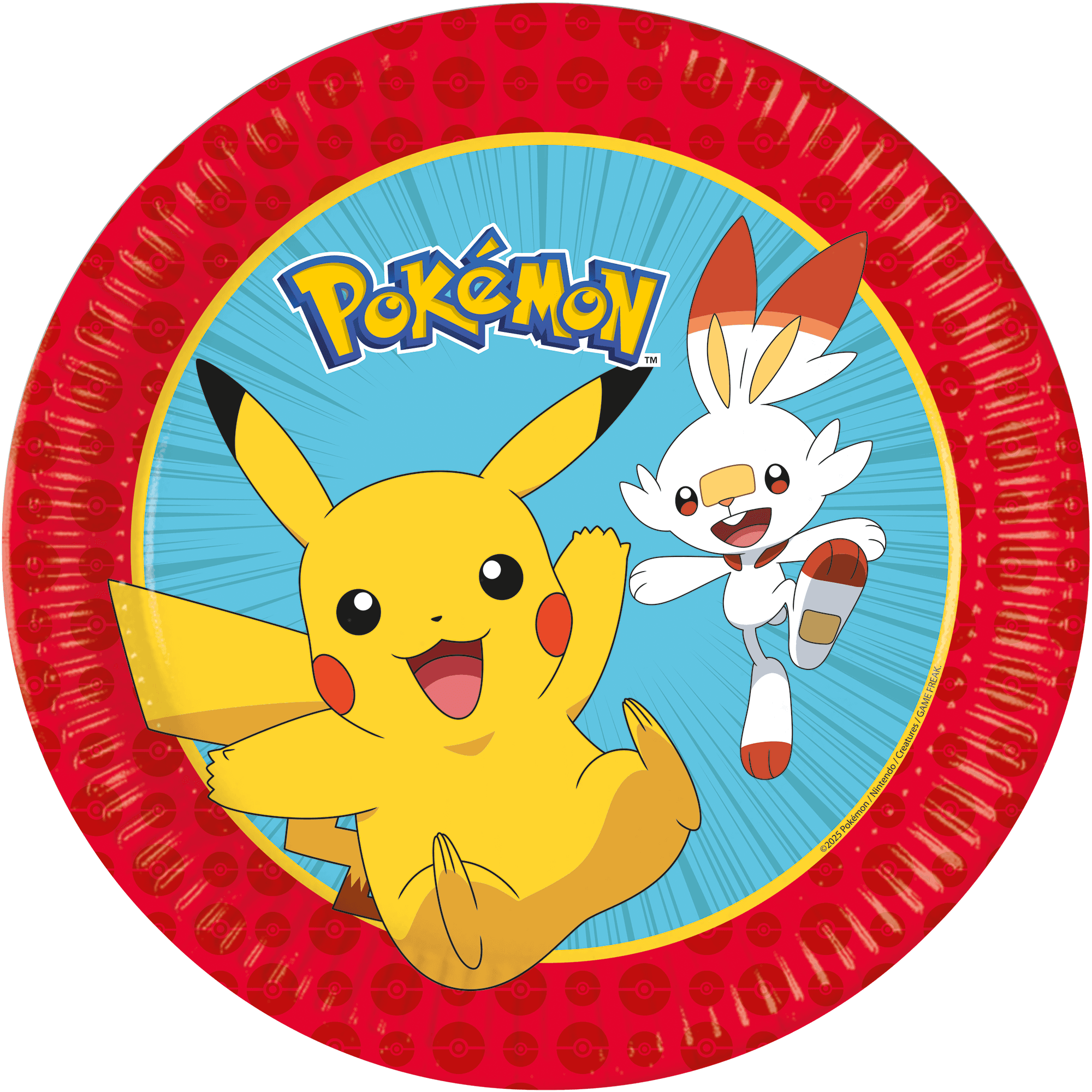 Procos - Pokémon Papierteller 8 Stück