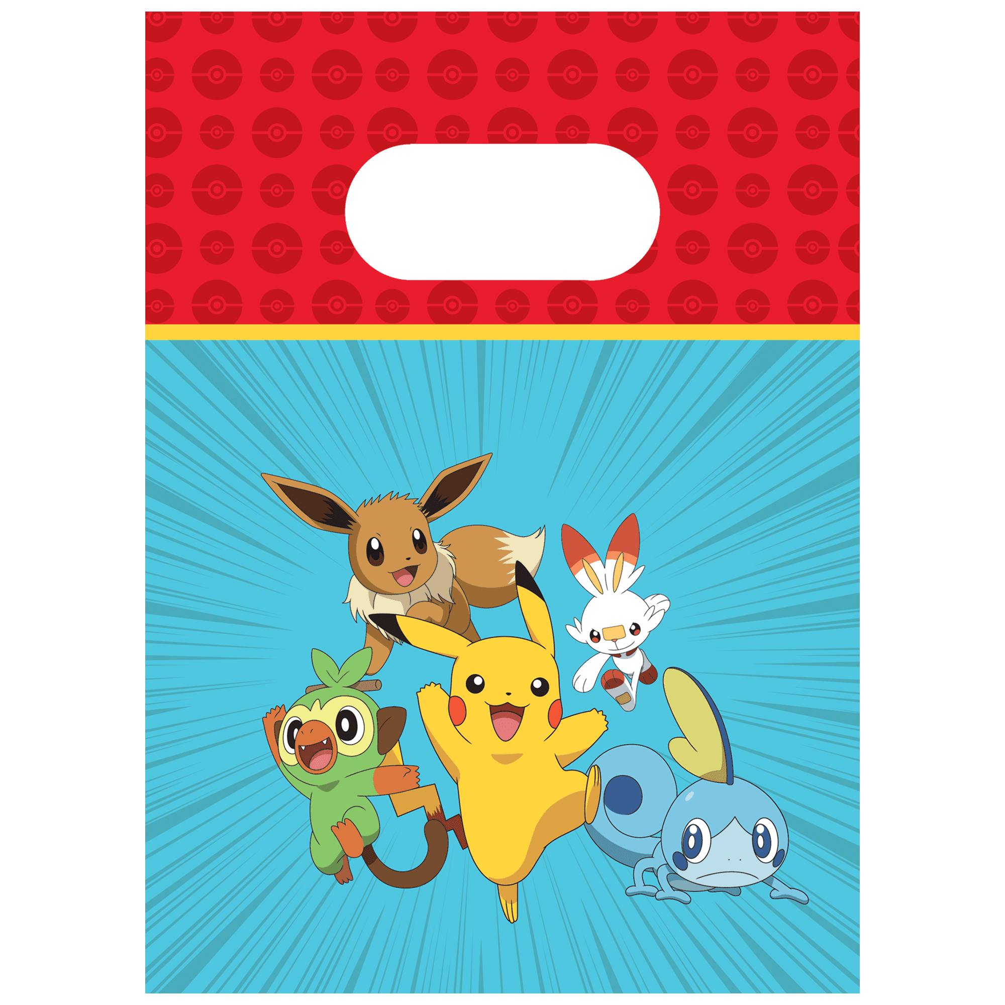 Procos - Pokémon Papiertüten 4 Stück