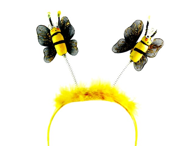 Haarreif Biene mit Federn