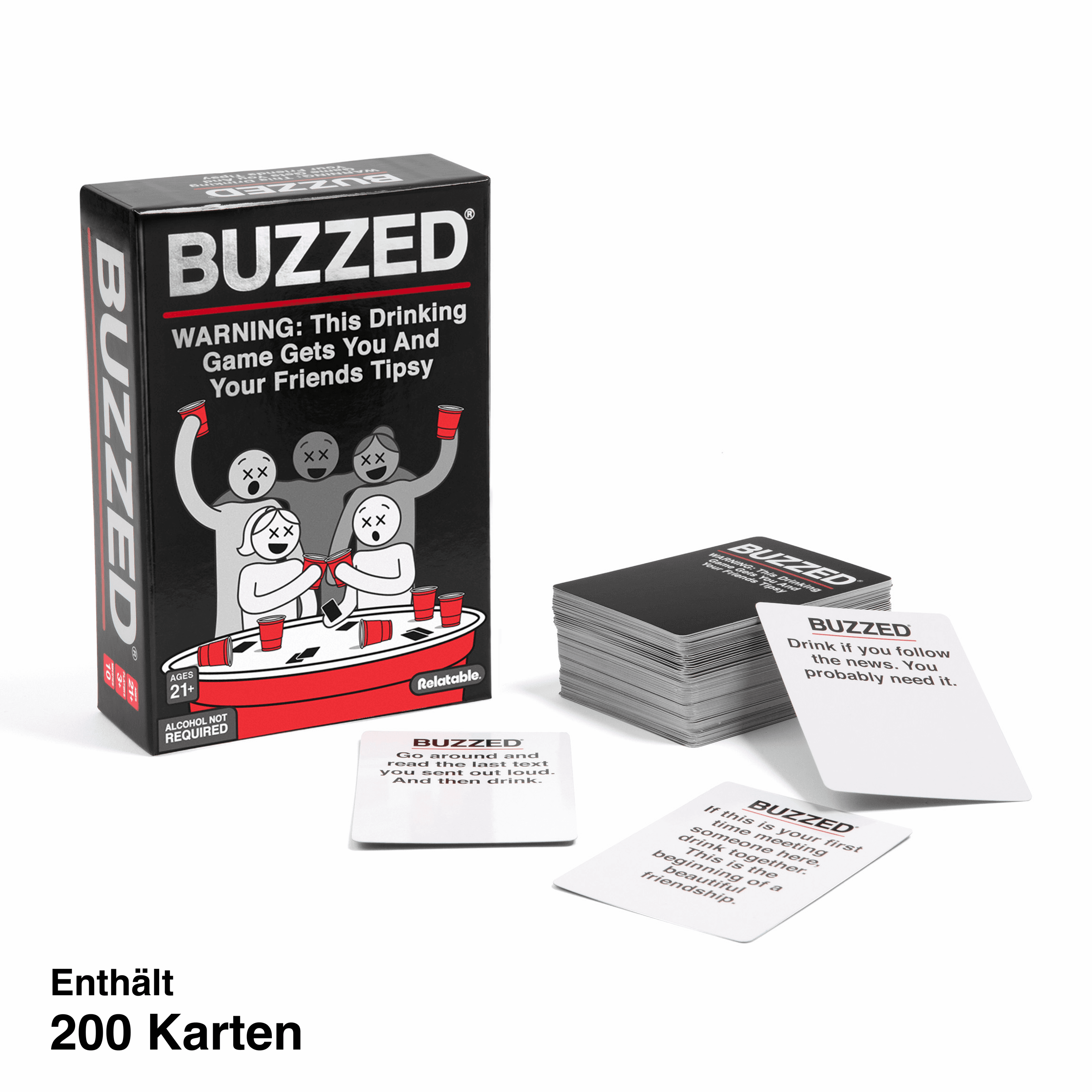 Buzzed Hydrated – Das urkomische Trinkspiel für Erwachsene von What Do You Meme?