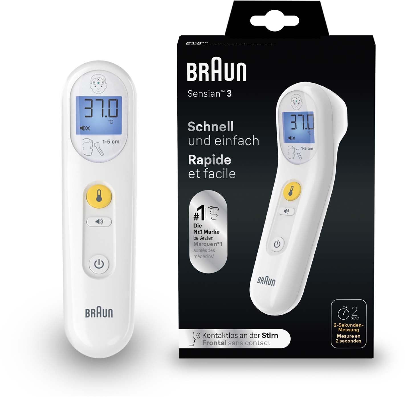 BRAUN Stirnthermometer BNT050WE