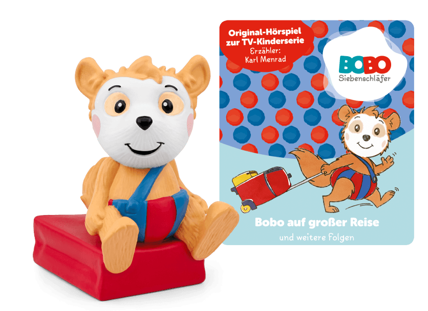 tonies - Hörfigur für die Toniebox: Bobo Siebenschläfer: Bobo auf großer Reise und weitere Folgen (Neuauflage)