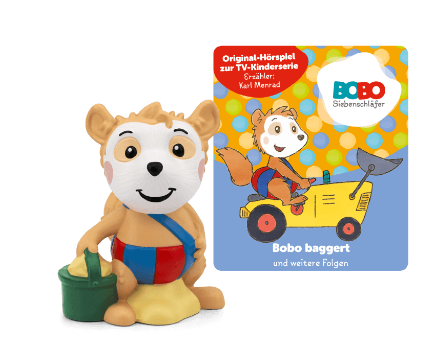 tonies - Hörfigur für die Toniebox: Bobo Siebenschläfer: Bobo baggert und weitere Folgen (Neuauflage)