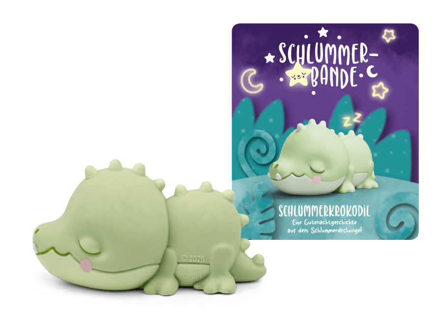 tonies - Hörfigur für die Toniebox: Schlummerbande: Schlummerkrokodil - Eine Gutenachtgeschichte aus dem Schlummerdschungel