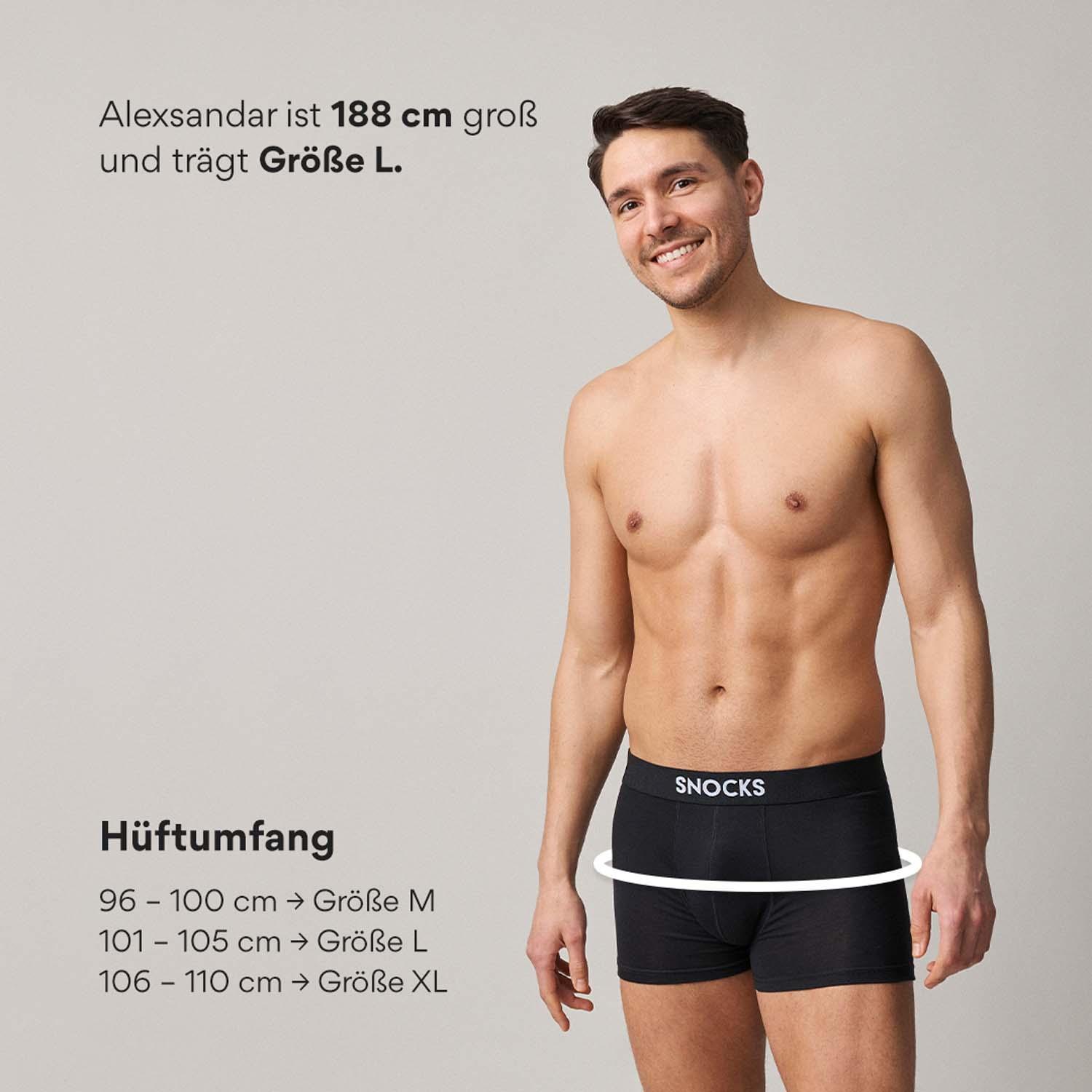 Produktbild SNOCKS Herren Boxershorts aus Bio-Baumwolle 2er Pack 2 von 10