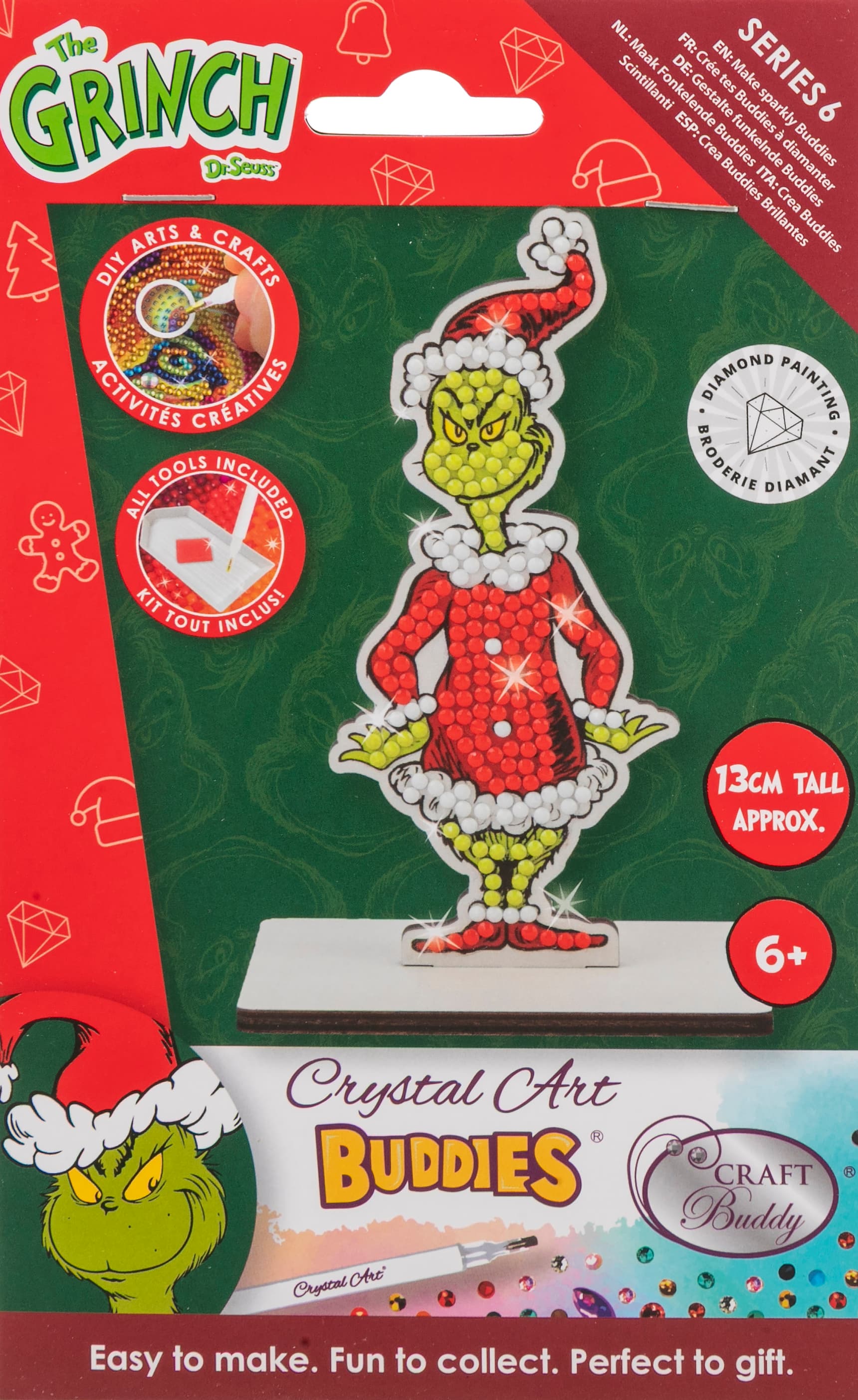 Craft Buddy - Crystal Art Diamond Painting Buddies Grinch 