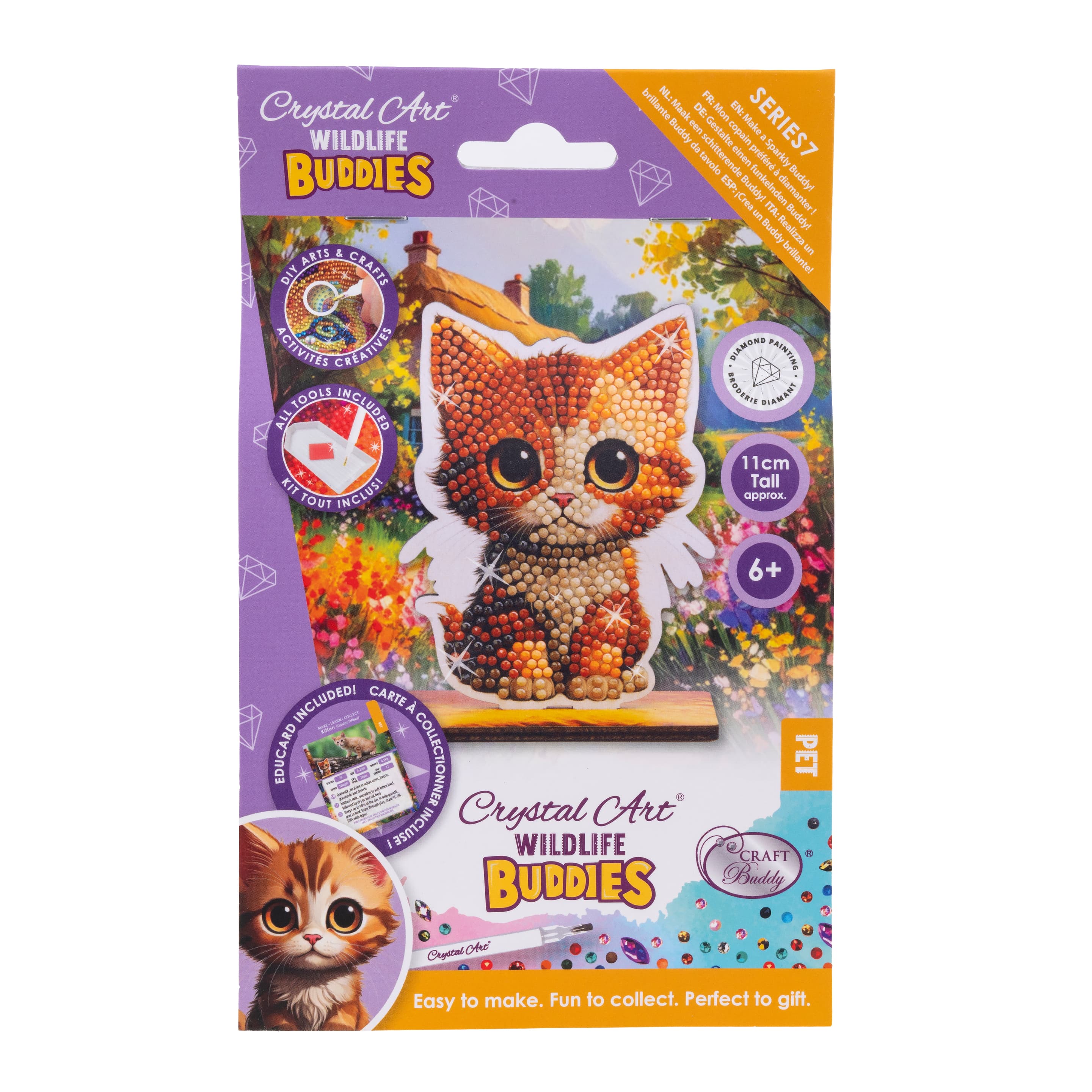 Craft Buddy - Crystal Art Diamond Painting  BUDDIES KAETZCHEN CAFGR-33GEN103