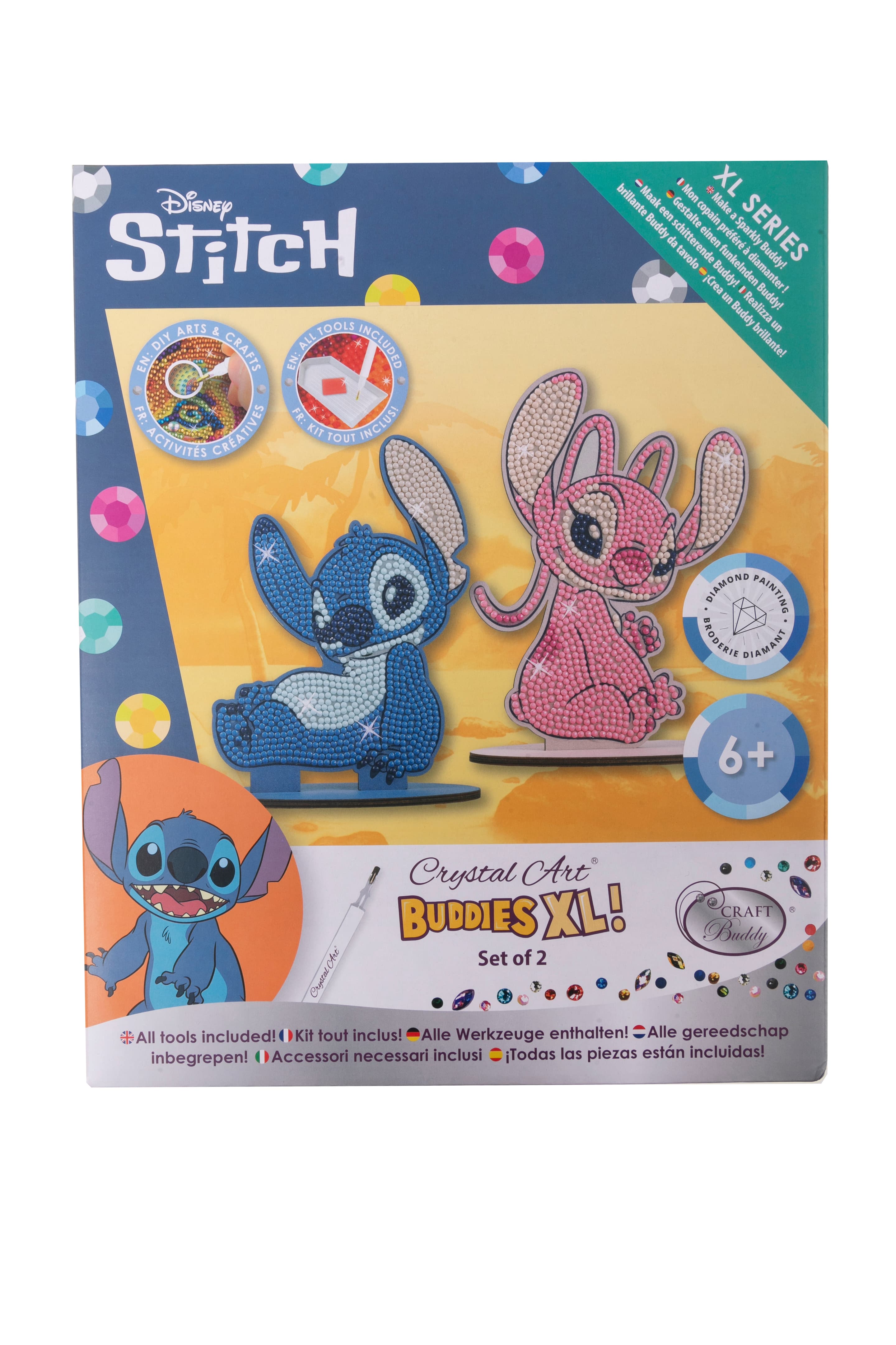 Craft Buddy - Crystal Art Diamond Painting Buddies Xl Stitch&Angel