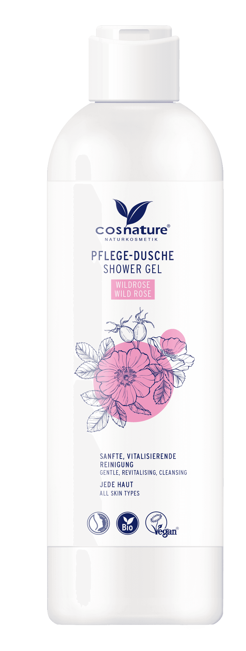cosnature® Pflege-Dusche Wildrose