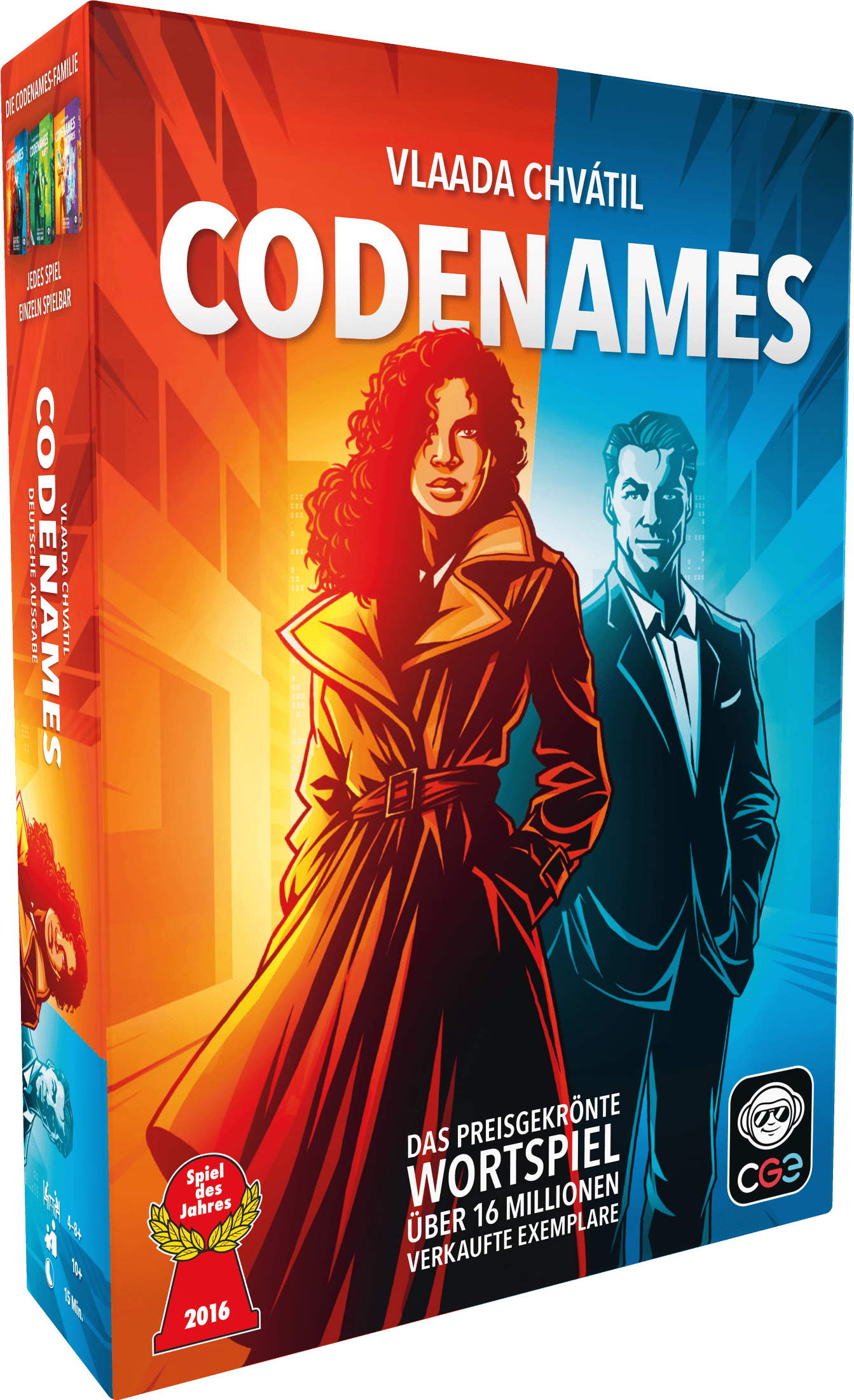 Heidelberger Spieleverlag - CODENAMES Spiel des Jahres 2016