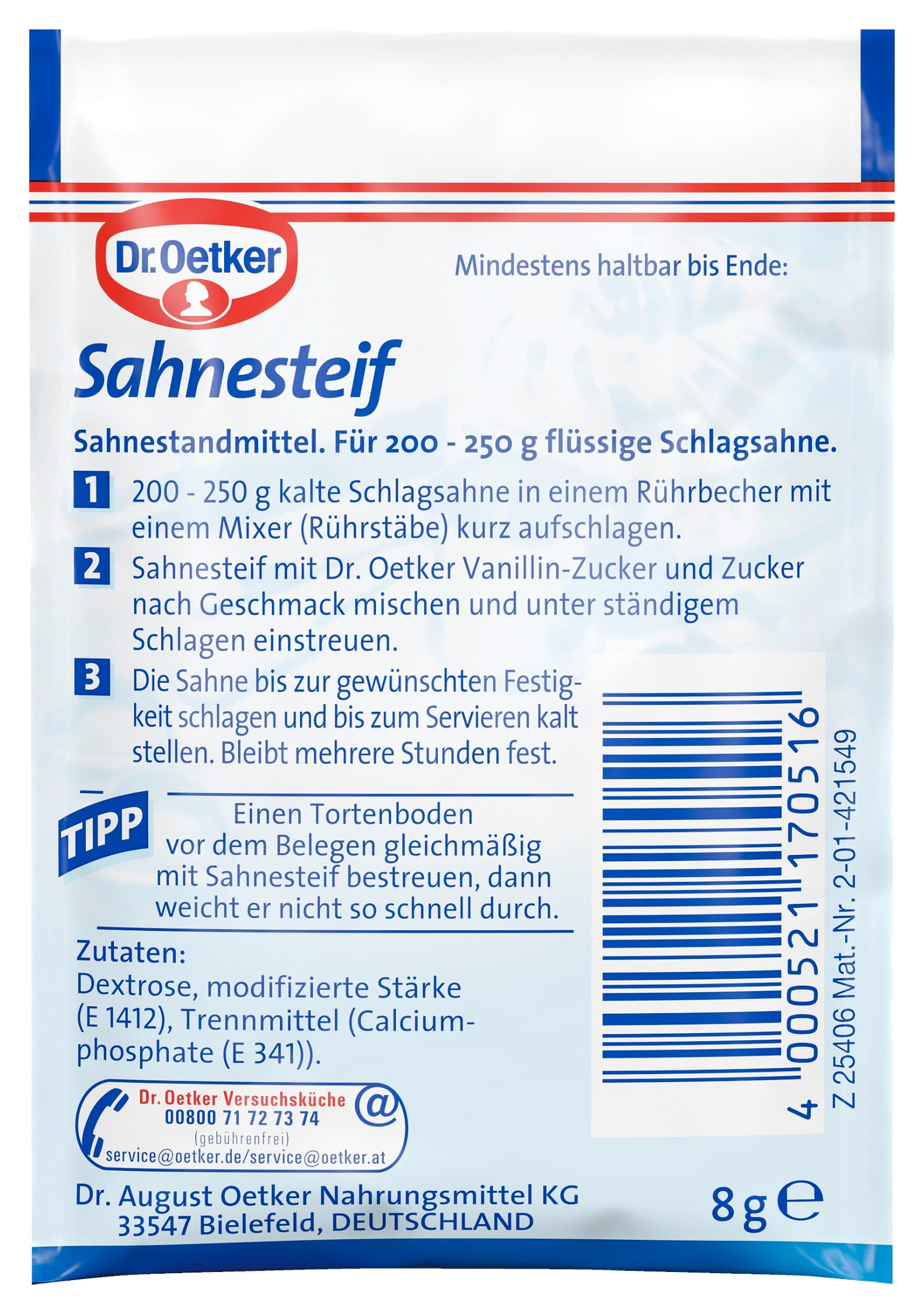 Dr.Oetker Sahnesteif