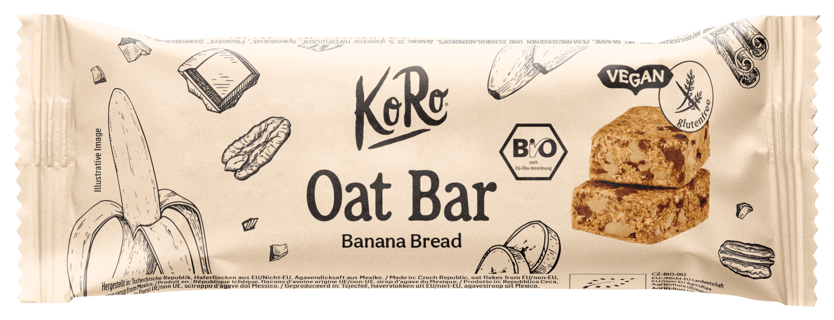 KoRo Bio Oat Bar Banana Bread