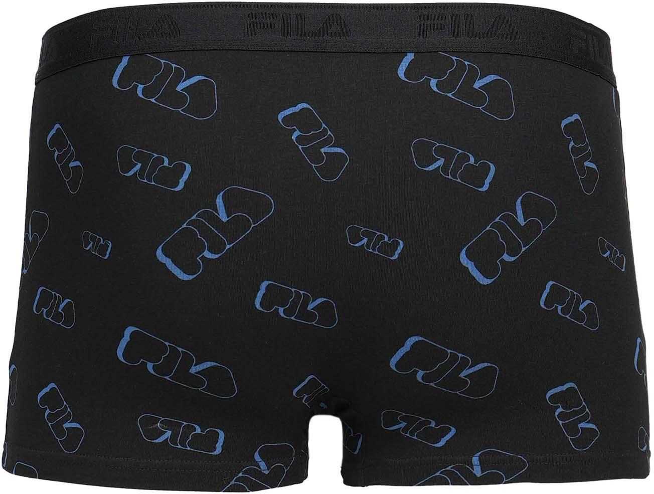 Produktbild FILA Herren Unterhose Boxer Elastisch mit Logo 2er Pack 4 von 10