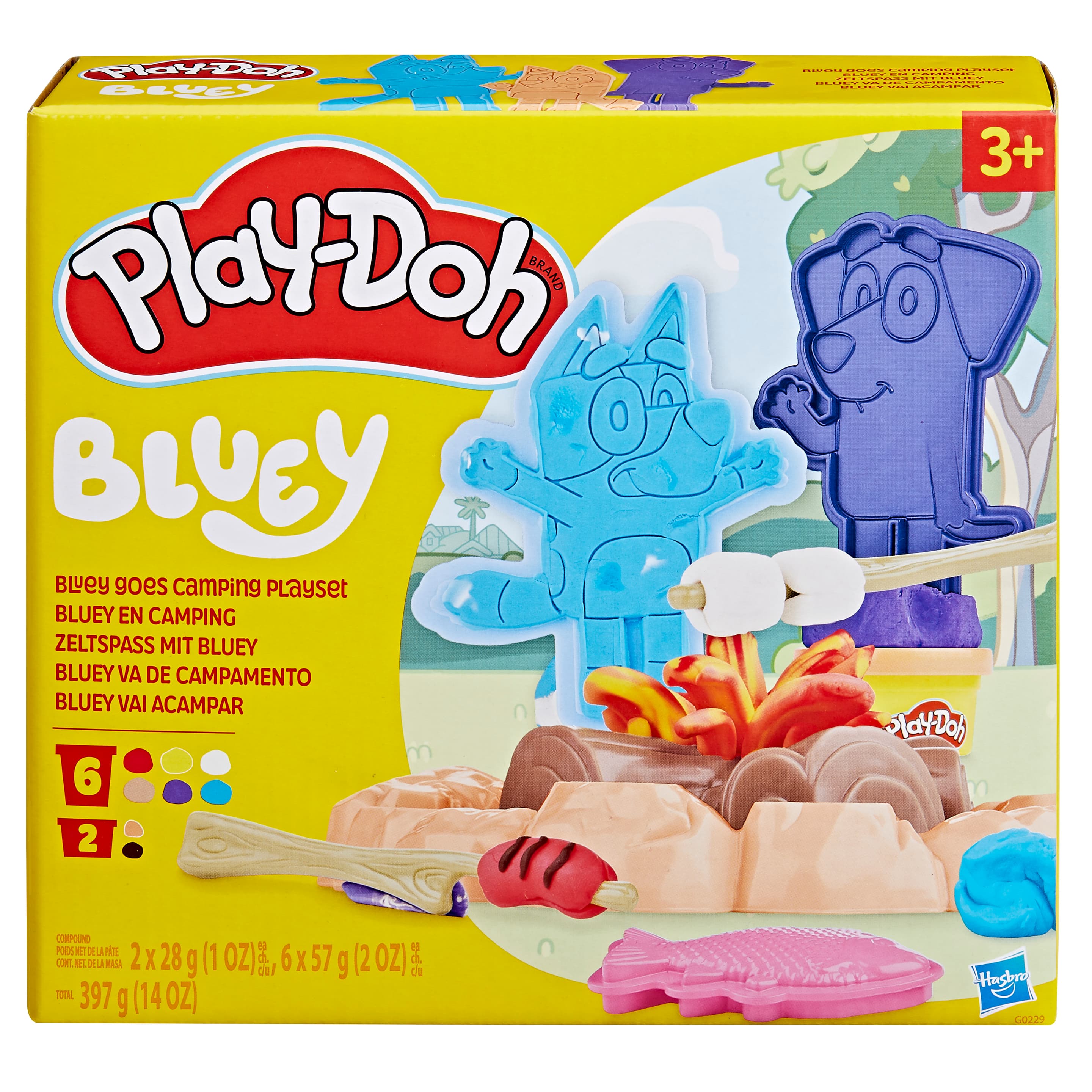 Hasbro - Play-Doh Zeltspaß mit Bluey