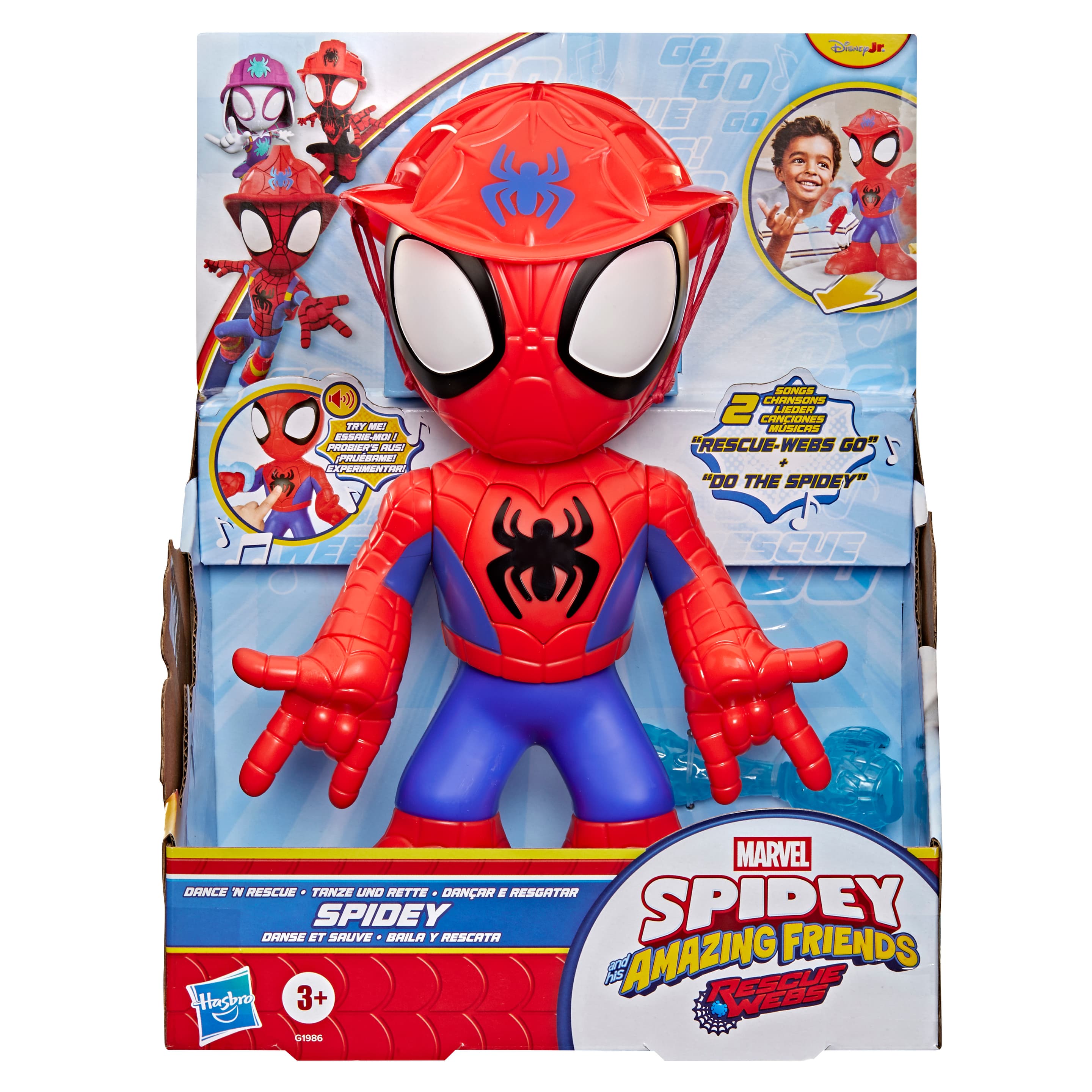 Hasbro Marvel Spidey and his Amazing Friends Dance N' Rescue Spidey