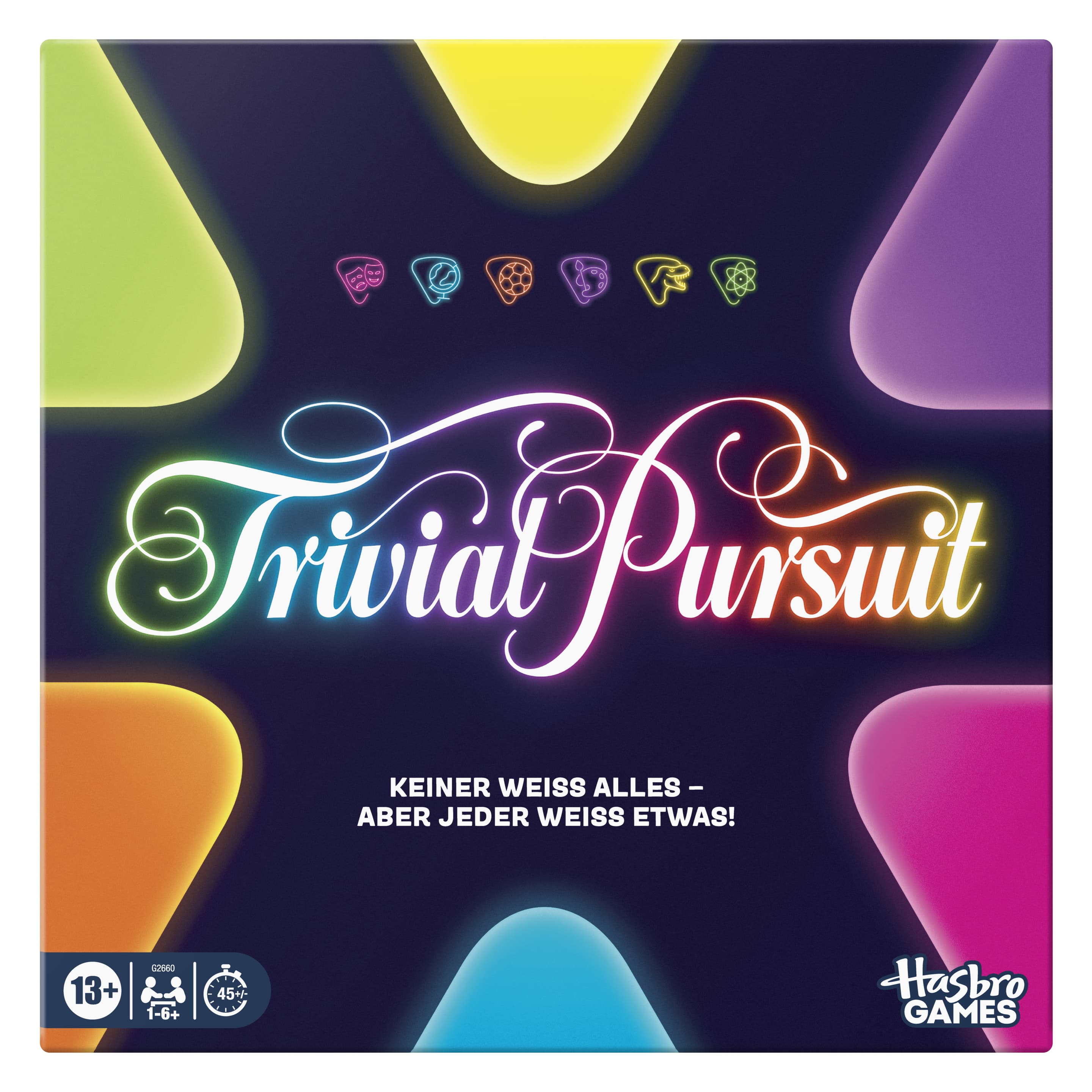 Hasbro Gaming Trivial Pursuit Refresh Quizspiel mit 1.200 Fragen ab 13 Jahren