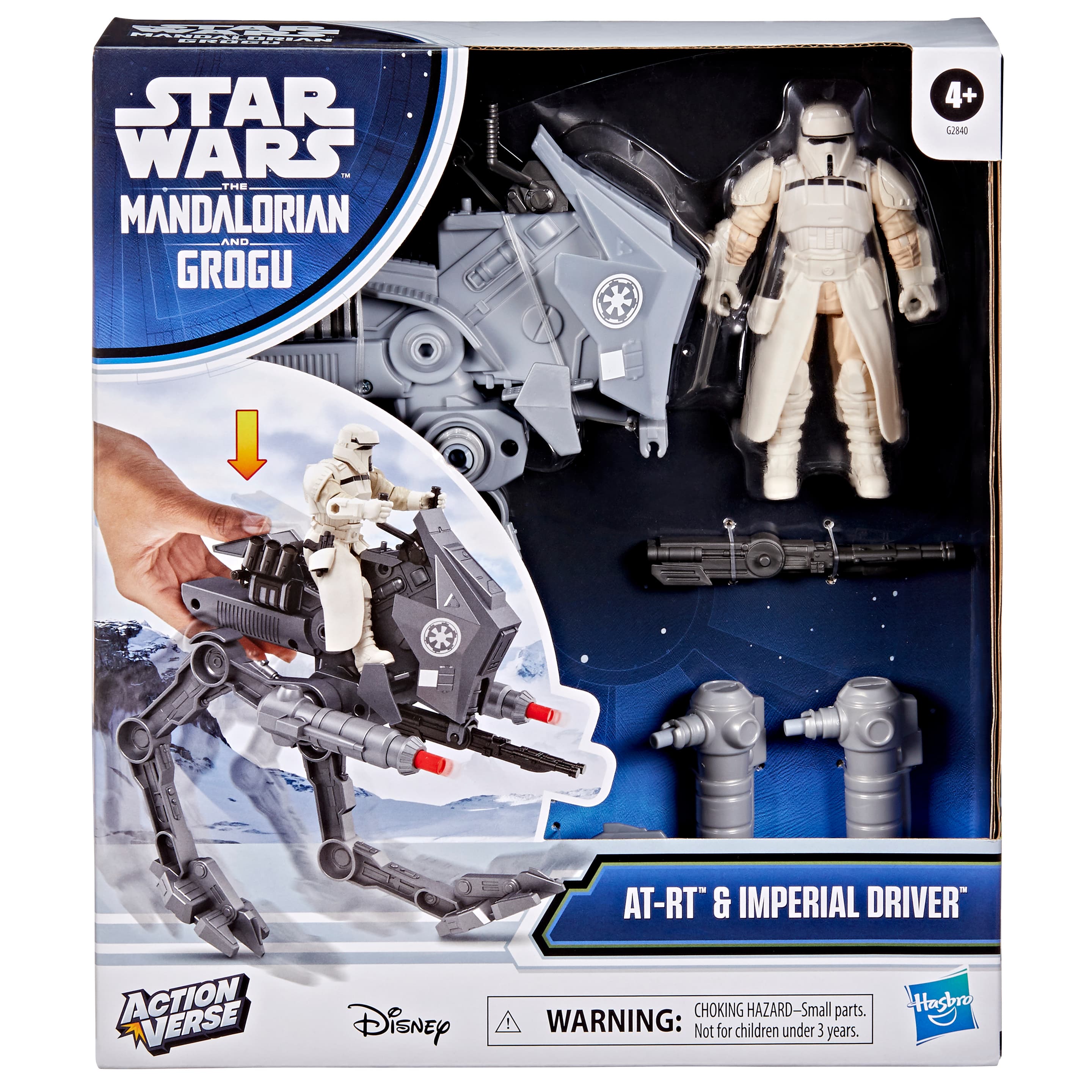 Hasbro - Star Wars ActionVerse AT-RT & Restimperium AT-RT Fahrer