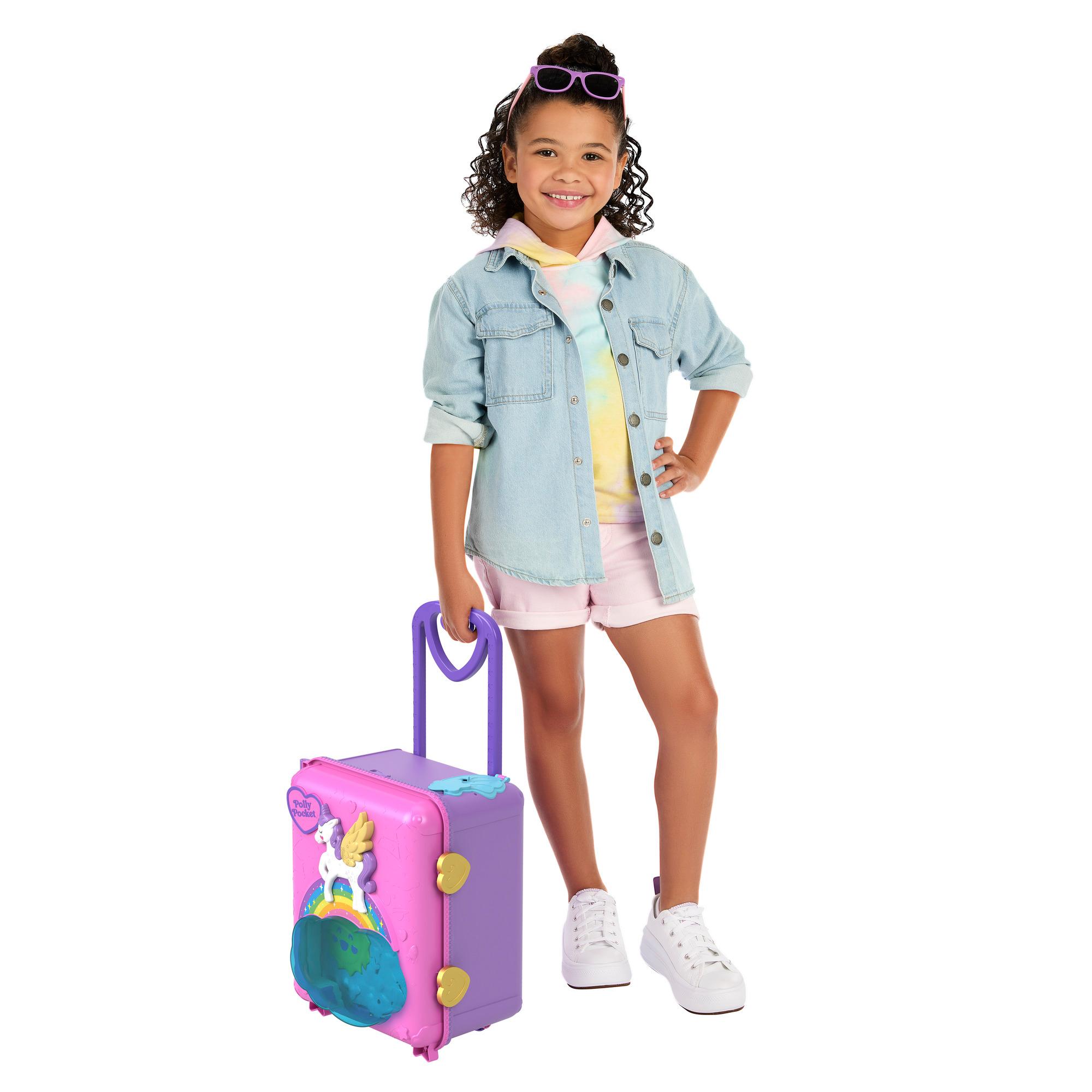 Produktbild Polly Pocket Puppen Pollyville Urlaub im Rollkoffer Spielset 6 von 7