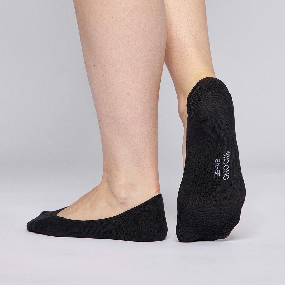 Produktbild SNOCKS Damen Füßlinge Mid Cut aus Bio-Baumwolle 3 von 4