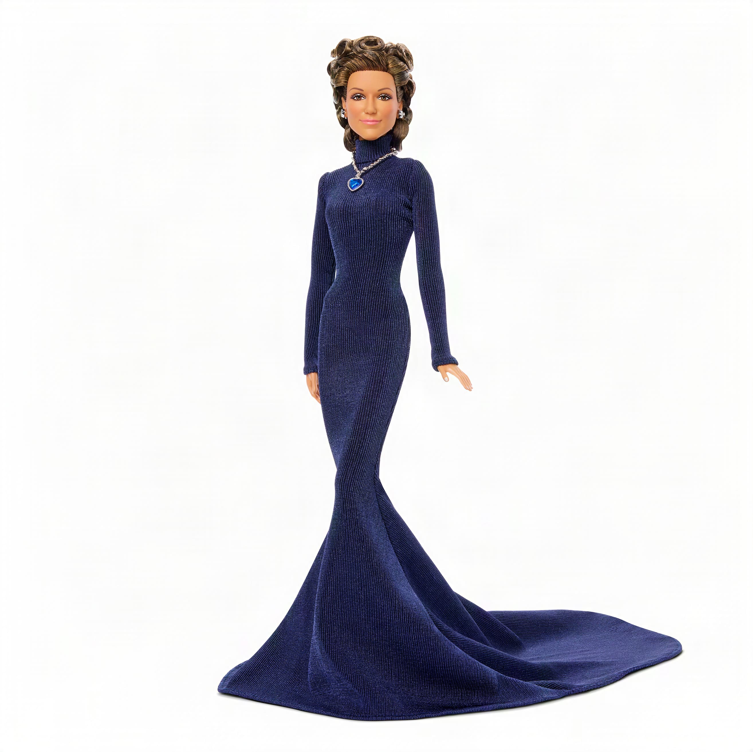 Barbie Signature Celine Dion Sammlerpuppe im ikonischen Award-Show-Kleid mit Puppenständer