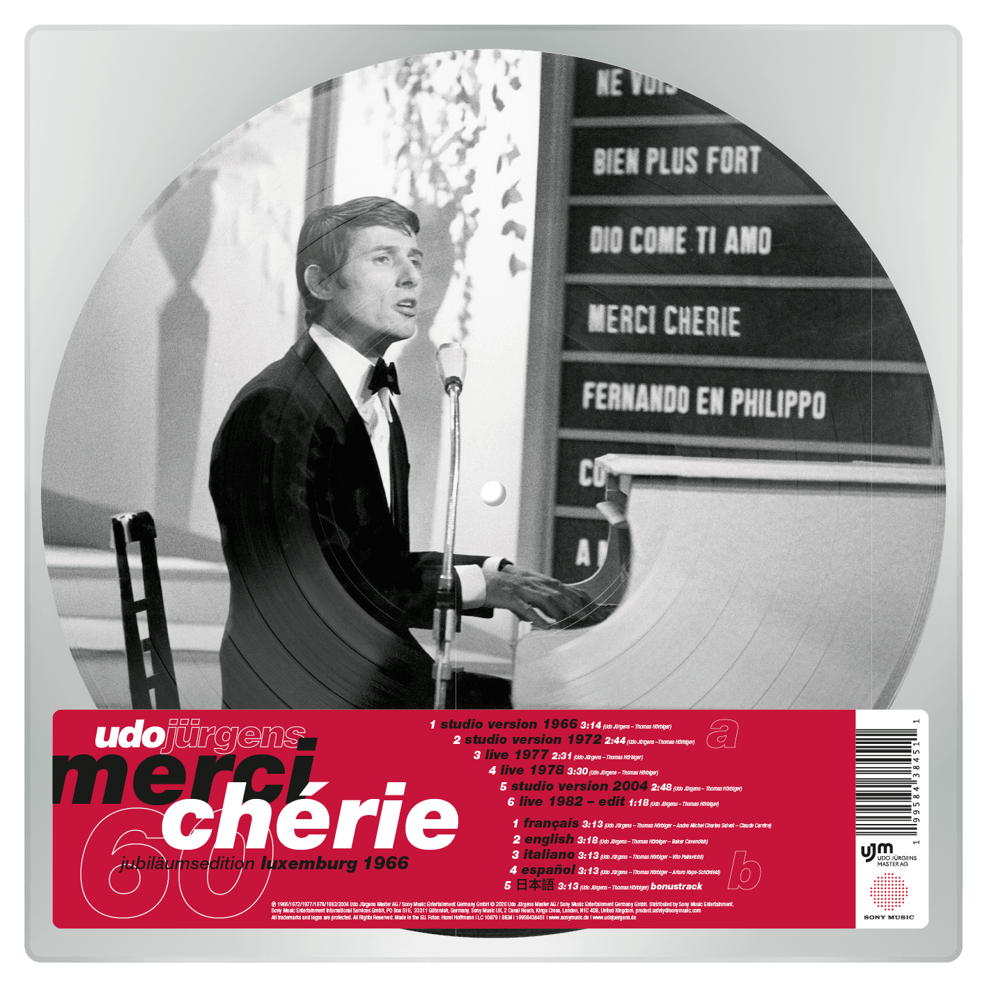 Merci Chérie 60 (picture disc vinyl)