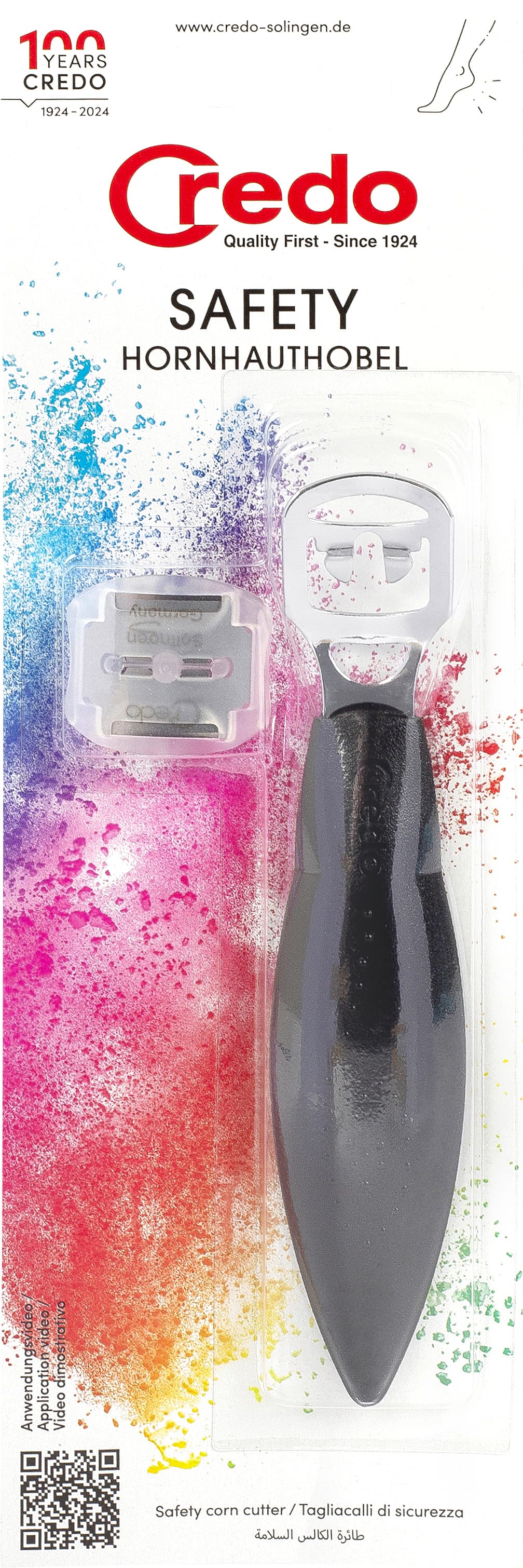 Credo Safety Hobel mit Klingenclip Pop Art