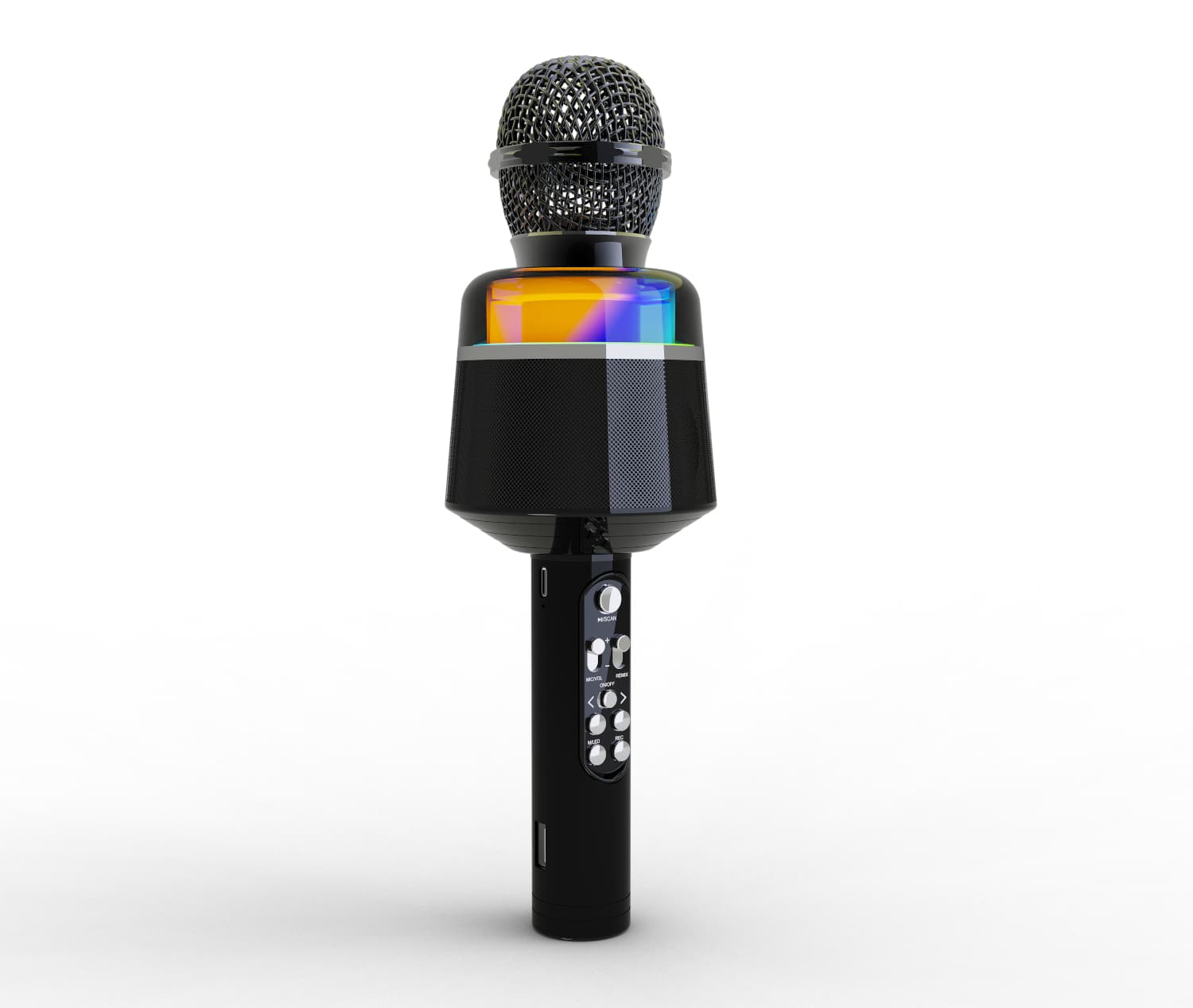 Wireless Karaoke Mikrofon, schwarz
