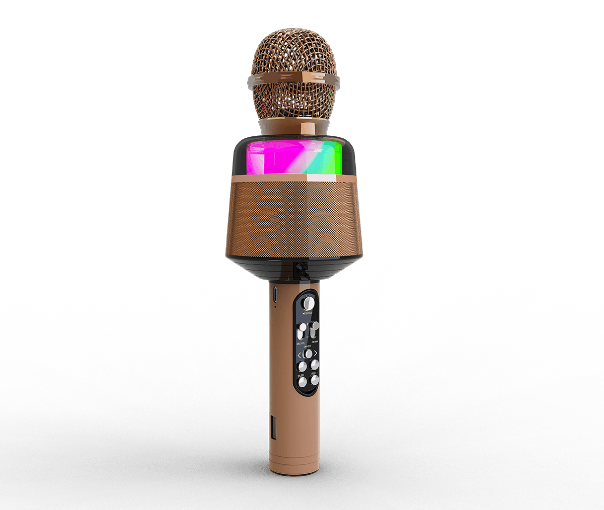 Wireless Karaoke Mikrofon, rose-gold