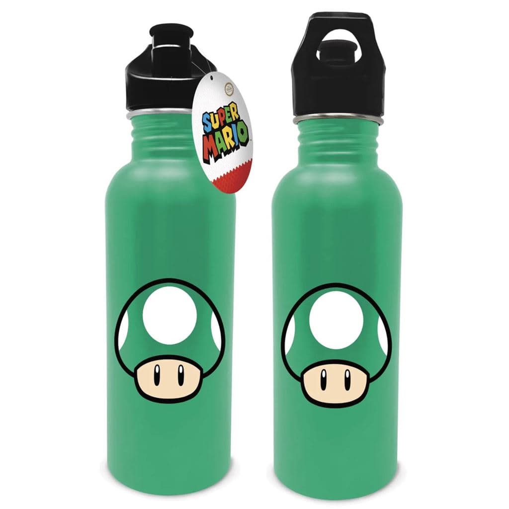NINTENDO Super Mario (Mushroom) Edelstahl Trinkflasche