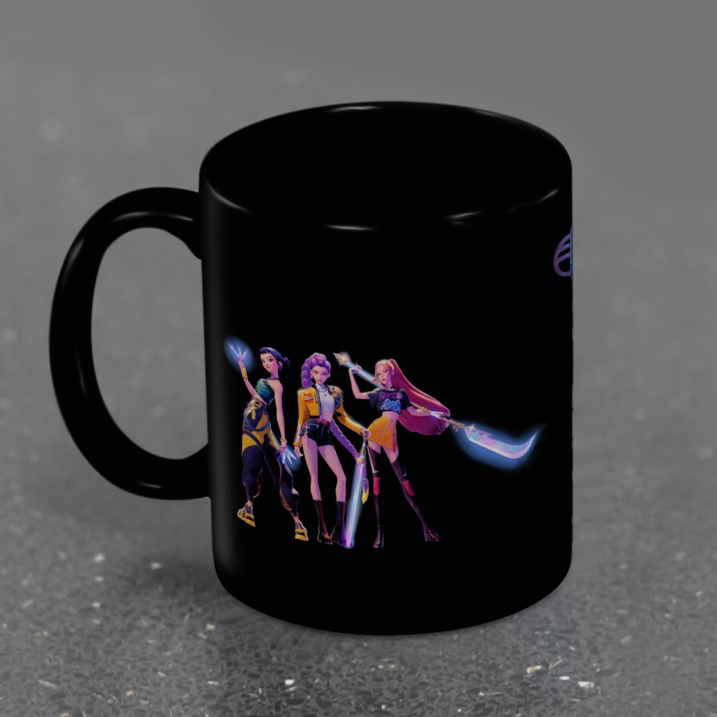 K-POP DEMON HUNTERS (HUNTRIX) BLACK POD TASSE