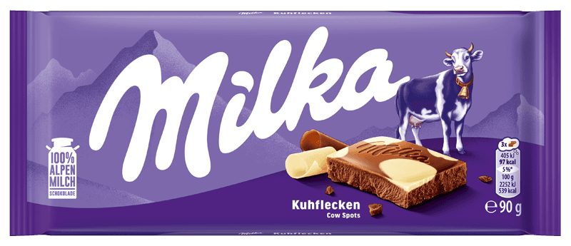 Milka Schokoladentafel Kuhflecken