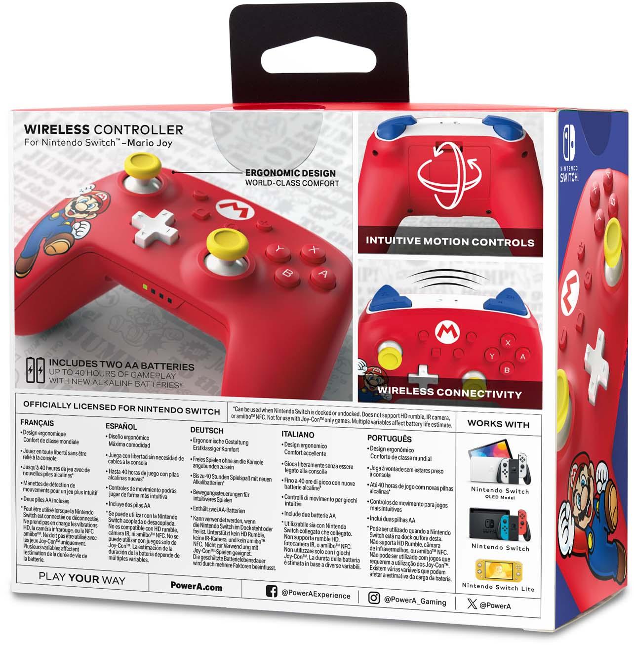 Produktbild PowerA Wireless Controller für Nintendo Switch - Mario-Joy 5 von 5