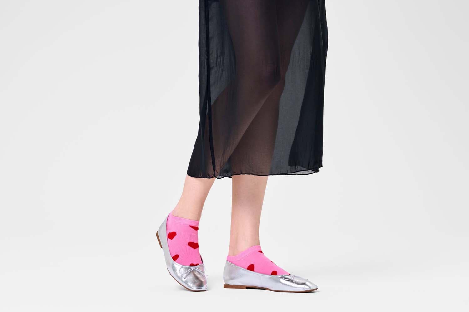 Produktbild Happy Socks Damen Sneaker Socken Hearts 2 von 2