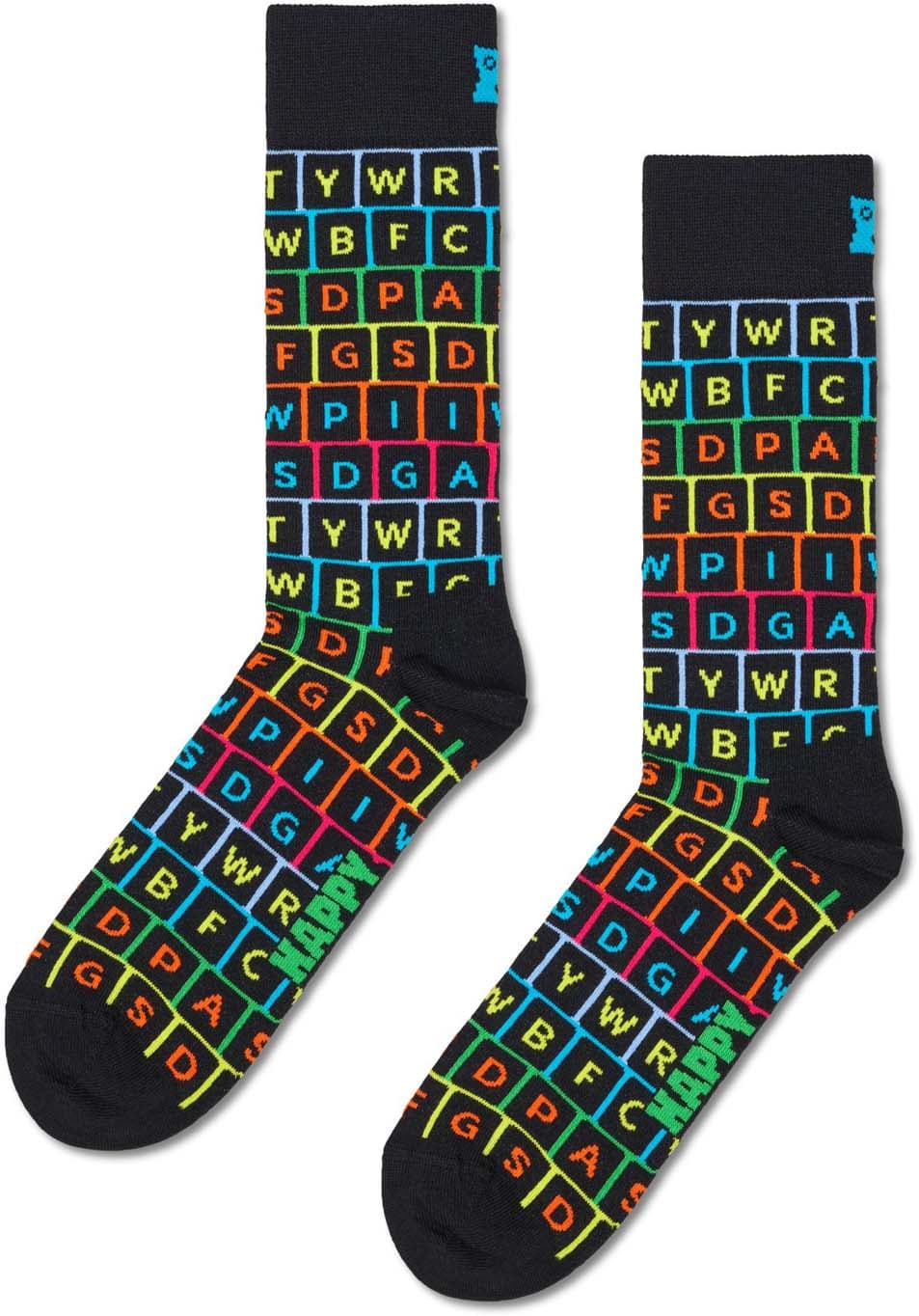 Happy Socks Unisex Socken Keyboard